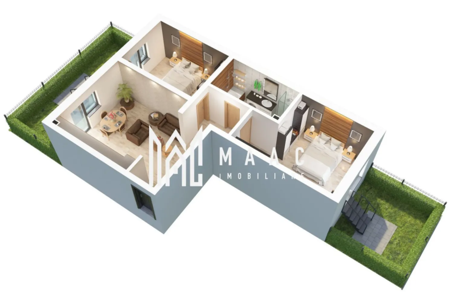 Apartament 3 camere Sibiu | Hipodrom 4 | 47 mp grădini, COMISION 0% - Apartament de vânzare în Sibiu, cu 3 camere decomandat și două grădini private de 47 mp total, situat în zona Hipodrom 4, într-un imobil nou finalizat în 2025.

Detalii proprietate:
• Suprafață utilă: 61,2 mp
• Suprafață construită: 73,44 mp
• Compartimentare: decomandat
• Stadiu interior: nou
• Imobil finalizat în 2025, cu regim redus de înălțime P+3
• Două grădini private: 30,95 mp și 16,05 mp
• Orientare: Sud-Est
• Loc de parcare inclus

Proprietatea este amplasată într-un ansamblu rezidențial nou din zona Hipodrom 4, cu acces facil către centre comerciale, școli, grădinițe și principalele puncte de interes din Sibiu. Configurația cu două grădini oferă spațiu exterior privat pentru relaxare și utilizare zilnică.

Cod anunț CP2944980. Contactați echipa MAAC Imobiliare pentru detalii suplimentare și programarea unei vizionări. COMISION 0% pentru cumpărător.

Conținut optimizat cu AI, aprobat de agent uman.