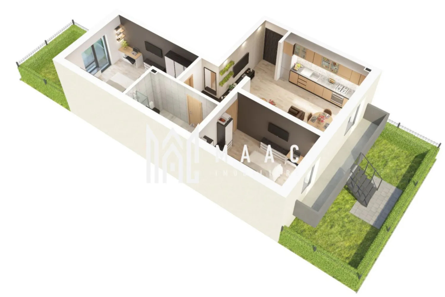Apartament 3 camere Sibiu | Hipodrom 4 | 47 mp grădini, COMISION 0% - Apartament de vânzare în Sibiu, cu 3 camere decomandat și două grădini private de 47 mp total, situat în zona Hipodrom 4, într-un imobil nou finalizat în 2025.

Detalii proprietate:
• Suprafață utilă: 61,2 mp
• Suprafață construită: 73,44 mp
• Compartimentare: decomandat
• Stadiu interior: nou
• Imobil finalizat în 2025, cu regim redus de înălțime P+3
• Două grădini private: 30,95 mp și 16,05 mp
• Orientare: Sud-Est
• Loc de parcare inclus

Proprietatea este amplasată într-un ansamblu rezidențial nou din zona Hipodrom 4, cu acces facil către centre comerciale, școli, grădinițe și principalele puncte de interes din Sibiu. Configurația cu două grădini oferă spațiu exterior privat pentru relaxare și utilizare zilnică.

Cod anunț CP2944980. Contactați echipa MAAC Imobiliare pentru detalii suplimentare și programarea unei vizionări. COMISION 0% pentru cumpărător.

Conținut optimizat cu AI, aprobat de agent uman.