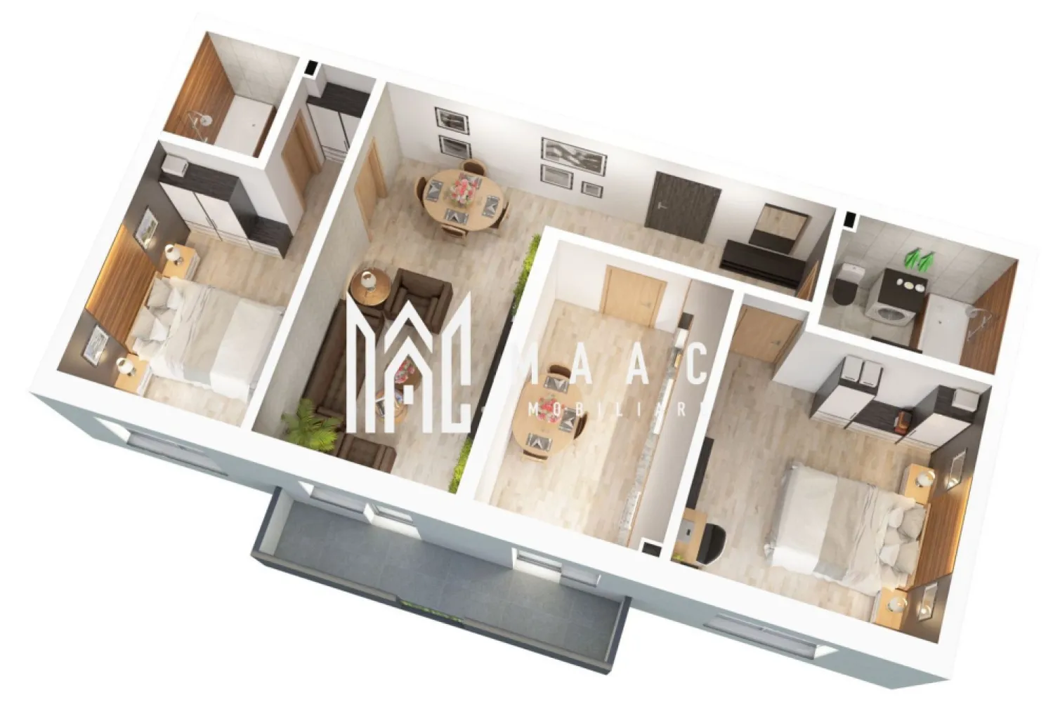 Apartament nou 68,7 mp Sibiu | Doamna Stanca | Comision 0 - MAAC Imobiliare vă prezintă un apartament modern cu 3 camere, situat în zona rezidențială Doamna Stanca din Sibiu, într-un imobil nou cu regim redus de înălțime (P+3), construcție 2025, realizat de un dezvoltator cu experiență și reputație excelentă.

Caracteristici proprietate:
Suprafață utilă: 68,7 mp
Balcon: 6,7 mp
Compartimentare practică și eficientă
Loc de parcare GRATUIT inclus în preț
Bloc cu doar 3 etaje – confort și intimitate
Standard ridicat de execuție și materiale premium

Apartamentul este ideal atât pentru locuință proprie, cât și pentru investiție, fiind amplasat într-o zonă cu acces facil către centre comerciale, supermarketuri, unități de învățământ și principalele artere ale orașului.

Modalitate de plată avantajoasă:
15% avans la antecontract
85% la semnarea contractului final

Prețuri:
Varianta ALB: 111.000 € + TVA
Total: 134.310 €

Varianta LA CHEIE: preț personalizat în funcție de preferințele de finisare

Comision 0% pentru cumpărător.

Pentru mai multe detalii sau pentru a programa o vizionare, nu ezitați să ne contactați. Menționați ID-ul anunțului: CP2944864.
