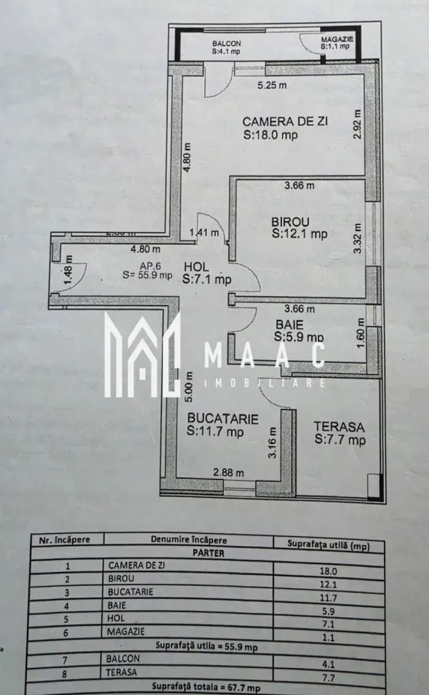 Apartament 2 camere | D-na Stanca I Gradina 38 mp, terasa