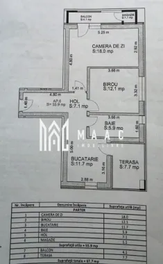 Apartament 2 camere | D-na Stanca I Gradina 38 mp, terasa