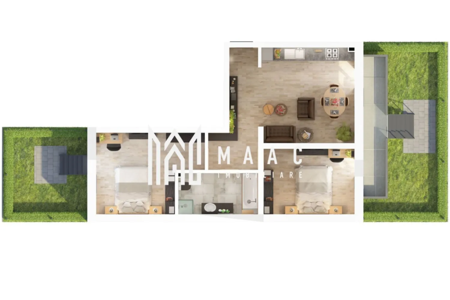 Apartament 3 camere I Doamna Stanca I Sibiu | Grădină 47 mp