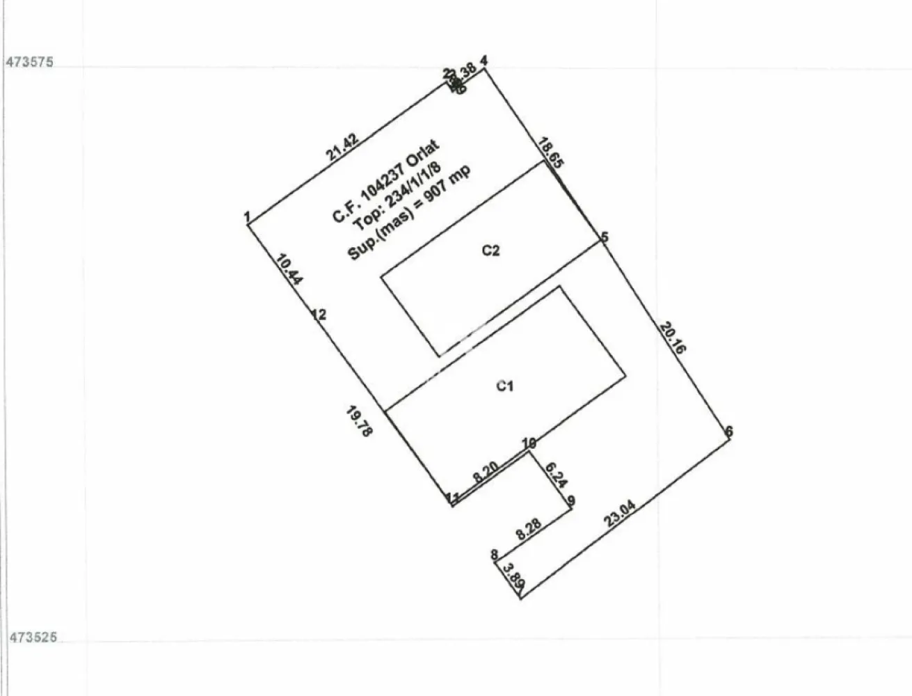 Spatiu industrial compus din doua corpuri in Orlat, central - Sibiu - Va propunem spre vanzare o proprietate industriala compusa din 2 corpuri situat in centrul comunei Orlat, jud. Sibiu

Proprietatea este compusa din:
- Hala 1 cu suprafata de 185 mp
- Hala 2 cu suprafata de 168 mp
- Teren aferent 907 mp
- Platforma betonata

Proprietatea este imprejmuita cu gard si are bransamente la utilitati apa, canaalizare, energie electrica, gaze naturale (in apropiere).

Cladirile necesita lucrari de reparatii.
Nu exista acces TIR, doar 7.5 T.

Pret: 69.000 euro.