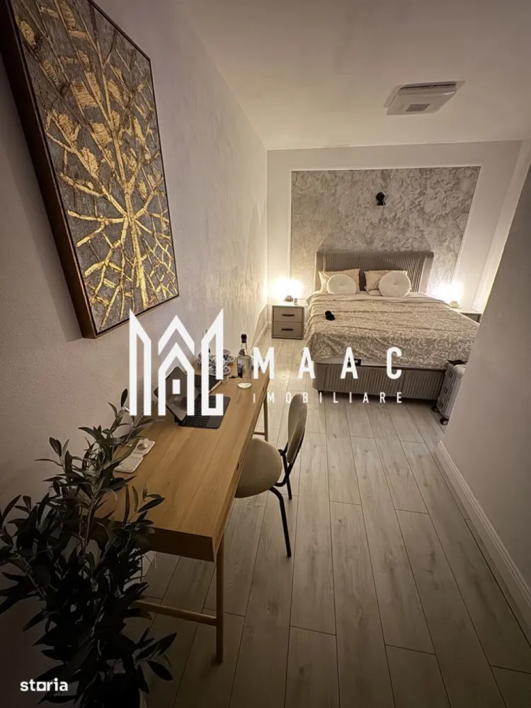 Casă 2 camere-curte și terasă | Zona Parcul Sub Arini - MAAC Imobiliare vă propune spre închiriere o proprietate cochetă, recent renovată și mobilată complet, ideală pentru 1–2 persoane. Casa este situată într-una dintre cele mai frumoase și verzi zone ale orașului – Parcul Sub Arini, oferind liniște și confort la doar câteva minute de centrul Sibiului.

 Detalii proprietate:
Suprafață utilă: 55 mp
Compartimentare: 2 camere – dormitor spațios, living cu zonă de dining
Bucătărie complet utilată
Baie modernă 
Dressing separat

 Spații exterioare:
Curte privată de ~35 mp, delimitată de vegetație și arbori pentru intimitate
Terasă de 15 mp dotată cu încălzitor
Acces printr-o curte comună și o mini-grădină la intrare

 Locuință luminoasă, modern amenajată, cu un cadru confortabil și primitor
 Ideală pentru 1–2 persoane (fără animale de companie)
 Locație excelentă – aproape de parc, zone de recreere, mijloace de transport și centrul orașului

📞 Contactează echipa MAAC Imobiliare pentru mai multe detalii sau pentru a programa o vizionare, menționează CP2949038!