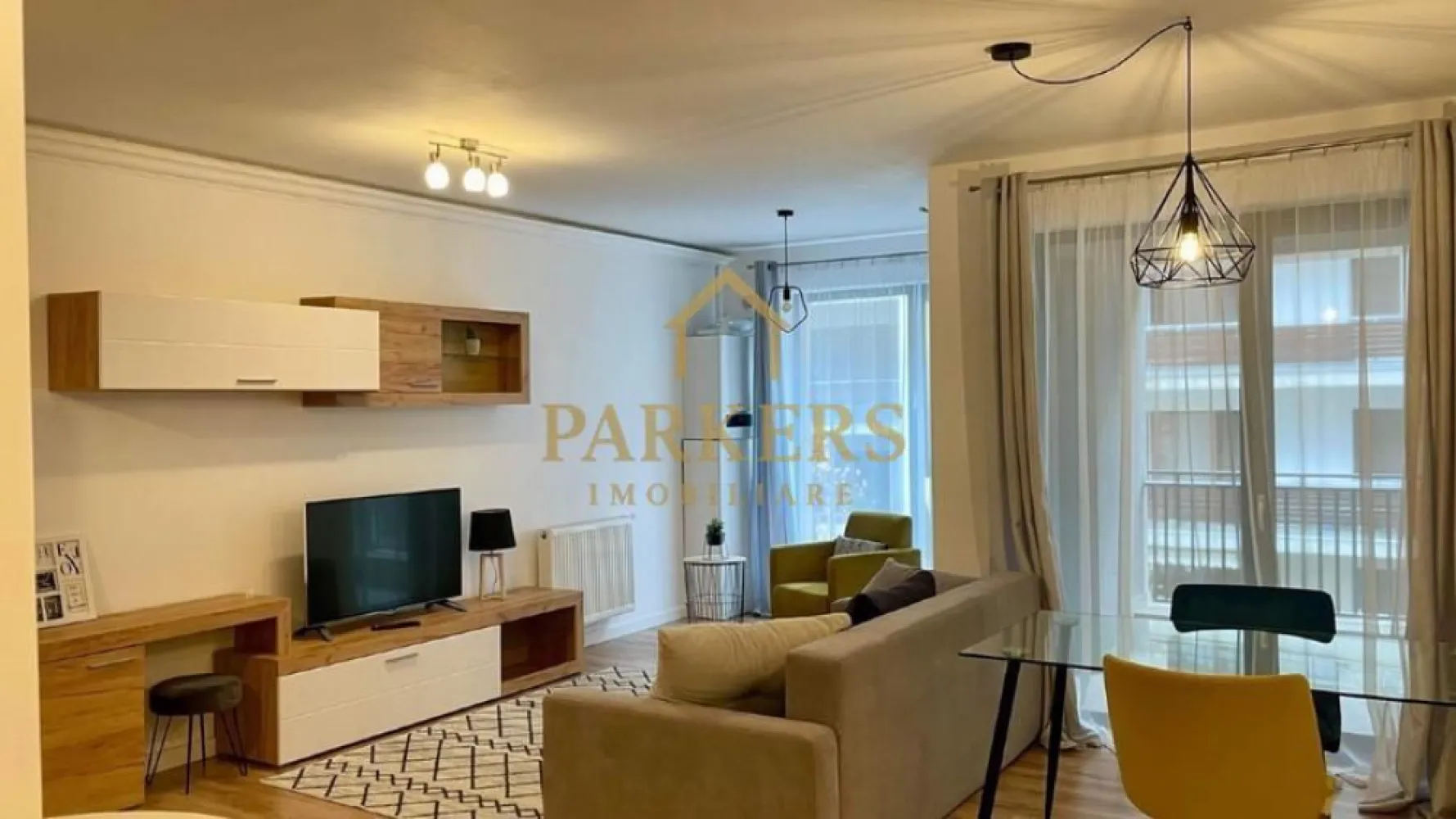 Apartament 2 camere Buna Ziua de închiriat - Închiriem apartament de lux ,2 camere situat in ansamblul residential Bella Vista din Buna Ziua, construit în 2019.
Apartamentul modern amenajat este situat la etajul 1, suprafata utila de 62mp, compus din living spatios cu bucatarie open space si sufragerie,ambele având ieșire pe balcon ,dormitor cu ieșire pe balcon , baie, 2 holuri si un balcon de 4 mp ,apartam avand o orientare estica.
Apartamentul este dotat cu termopane de calitate, centrala proprie, este finisat, mobilat si utilat complet cu finisaje și aparaturi de ultimă generație .
Blocul dispune de lift, parcari subterane, spatiu verde, spatiu de joaca si teresa comuna panoramica la ultimul etaj de 160 mp.
Ansamblul Bella Vista se situeaza in apropierea multor puncte comerciale (LIDL, BT, Home Garden, Mega Image, Leroy etc.) și stațiile de autobuz (50 m)