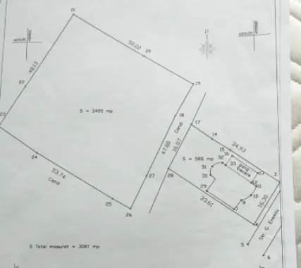 Casa la rosu cu 25 ari teren, zona Dedeman !
