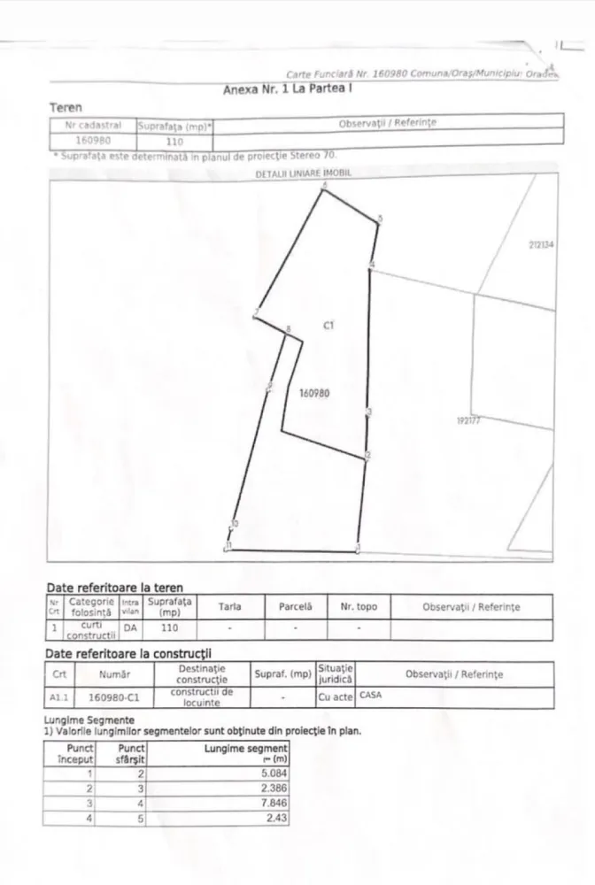 Teren ultracentral cu proiect si aut. de construcție–oportunitate rara - Immosell.ro vă propune spre vânzare un teren pentru casă situat ultracentral, într-una dintre cele mai dorite și liniștite zone ale orașului.

Proprietatea are o suprafață de 110 mp și este amplasată pe strada I.C. Brătianu, în imediata apropiere a parcului – o locație excelentă, care îmbină perfect liniștea zonei rezidențiale cu accesul rapid la centrul orașului.

Un avantaj major al acestei proprietăți este faptul că se vinde cu proiect și autorizație de construcție, economisind timp și costuri importante pentru viitorul proprietar. Astfel, puteți începe construcția imediat.

✔ Zonă ultracentrală și foarte căutată
✔ Aproape de parc
✔ Proiect + autorizație de construcție incluse
✔ Ideal pentru locuință sau investiție

Preț: 140.000 € negociabil

Pentru mai multe detalii sau pentru programarea unei vizionări, nu ezitați să ne contactați.

Contact: Sorin Gligor

Tel: 0731290032