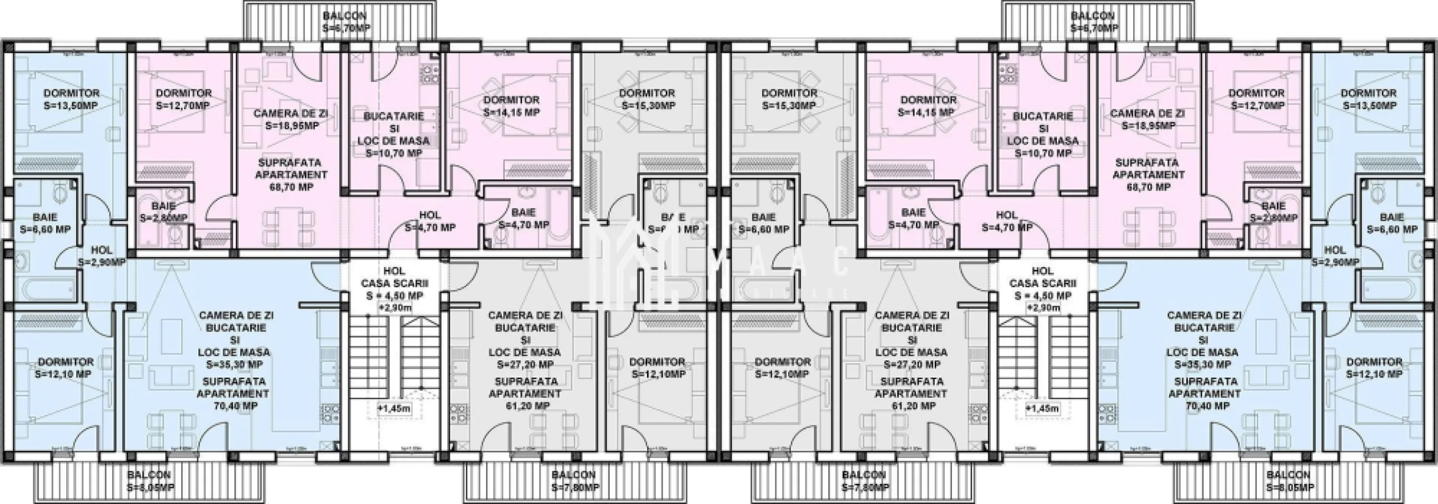 Apartament 3 Camere cu Grădină Privată – Ansamblu Nou