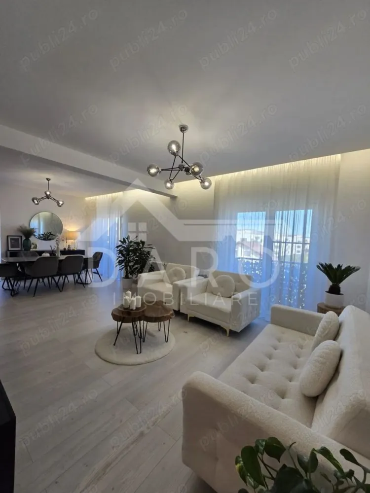 🏡 Penthouse exclusivist cu 4 camere – 120 mp utili - 🏡 Penthouse exclusivist cu 4 camere – 120 mp utili | Terasă 66 mp | Unirii Park Residence
💰 Preț: 257.000 €
Se oferă spre vânzare un penthouse spectaculos, situat în Târgu Mureș, cartierul Unirii – Unirii Park Residence, strada Pomilor nr. 32, într-o zonă liniștită de case.
Proprietatea impresionează prin designul minimalist, finisajele premium și spațiile generoase, fiind ideală pentru cei care își doresc confort, eleganță și intimitate.
📐 Suprafețe:
✔ suprafață utilă: 120 mp
✔ suprafață construită: 158 mp
✔ terase: 66 mp
✔ apartament dispus pe 2 nivele cu scară interioară
📍 Primul nivel – 80 mp utili
✔ hol spațios
✔ living + bucătărie open space 55 mp
✔ balcon 16 mp
✔ magazie / debara pentru depozitare
✔ dormitor de oaspeți cu balcon
✔ baie modernă cu duș walk-in
📍 Al doilea nivel – 40 mp utili
✔ 2 dormitoare
✔ dressing walk-in
✔ hol + casa scării
✔ baie elegantă cu cadă freestanding
✔ acces către terasă panoramică
🌿 Terasă spectaculoasă – 66 mp
Un spațiu perfect pentru relaxare și socializare, cu vedere deschisă.
Dotări terasă:
✔ set canapea, masă și fotolii din aluminiu
✔ 2 șezlonguri cu saltele relax
✔ cuib ratan de relaxare
✔ grătar pe gaz cu 4 arzătoare Tenneker
✨ Finisaje și dotări premium
✔ bucătărie la comandă MDF + HPL cu insulă
✔ electrocasnice Electrolux, Teka
✔ frigider încorporat Beko
✔ mobilier premium Somproduct, Urban Woods, Zara Home
✔ băi utilate Romstal + Hansgrohe
✔ dressing la comandă cu iluminare LED
✔ aer condiționat Gree 18.000 BTU
✔ centrală proprie cu sistem inteligent TADO
✔ videointerfon cu înregistrare apeluri
✔ 3 televizoare smart
🚗 2 locuri de parcare incluse
📍 Avantaje locație
✔ zonă liniștită de case
✔ aproape de supermarketuri
✔ aproape de școli și grădinițe
✔ acces rapid către centrul orașului
🤝 Proprietate promovată prin DARO Imobiliare
📞 Detalii și vizionări:
Coman Maria – DARO Imobiliare & Kiwi Finance
📱 0749 535 729
💳 Ai nevoie de finanțare pentru achiziție?
Prin Kiwi Finance beneficiezi de:
✔ analiză gratuită pentru credit
✔ oferte de la peste 12 bănci
✔ negocierea dobânzii
✔ suport complet până la aprobarea creditului
🏡 DARO Imobiliare – găsim locuința potrivită.
💳 Kiwi Finance – te ajutăm să devii proprietar.