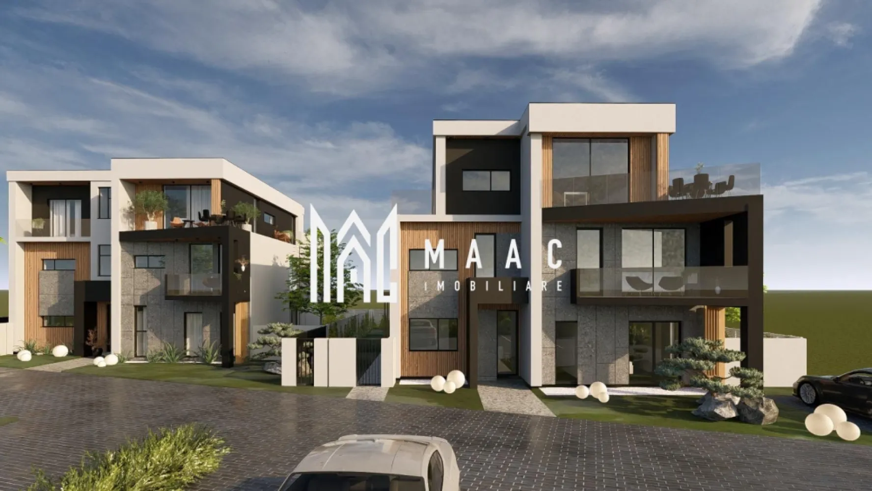 Penthouse 105 mp I Terasă 64 mp I Vedere Munți I 3 Băi I COMISION ZERO - MAAC Imobiliare vă propune spre vânzare un penthouse deosebit cu 4 camere, situat la etajul 2/2 al unui imobil boutique cu doar 4 apartamente, în Cartierul Arhitecților, una dintre cele mai apreciate zone rezidențiale din proximitatea Sibiului.

Principalul punct forte al proprietății este terasa impresionantă de 64 mp, care oferă o priveliște spectaculoasă către munți – spațiul perfect pentru relaxare, seri cu prietenii sau amenajarea unui lounge exterior exclusivist.

Comision 0 pentru cumpărător.

Compartimentare și suprafețe
Suprafață utilă: 105 mp
Terasă panoramică: 64 mp
4 camere: living + 3 dormitoare
3 băi
Living generos cu bucătărie open-space
Etaj 2 din 2 – intimitate și lumină naturală abundentă
2 locuri de parcare incluse
Compartimentarea este gândită pentru confort și funcționalitate, oferind spații luminoase, bine delimitate și acces facil către terasa panoramică.

Dotări și finisaje
Apartamentul se predă la cheie, cu finisaje premium și materiale de calitate superioară:
Încălzire în pardoseală
Centrală termică în condensare Bosch
Geamuri termopan cu 3 garnituri pentru izolare termică și fonică superioară
Izolație exterioară cu vată bazaltică de 10 cm
Balustrade din sticlă securizată
Terase și balcoane hidroizolate
Sistem de supraveghere video 24/7
Iluminat exterior ambiental

Locație
Imobilul este situat într-o zonă rezidențială liniștită și în continuă dezvoltare, cu acces rapid către Sibiu. Cartierul Arhitecților este preferat de familii datorită comunității moderne, infrastructurii în dezvoltare și proximității față de oraș.

Acest penthouse este alegerea ideală pentru cei care își doresc un apartament spațios, modern, completat de o terasă spectaculoasă cu vedere către munți.

Pentru mai multe informații sau pentru programarea unei vizionări, vă rugăm să ne contactați și să menționați ID-ul proprietății: CP2963104.