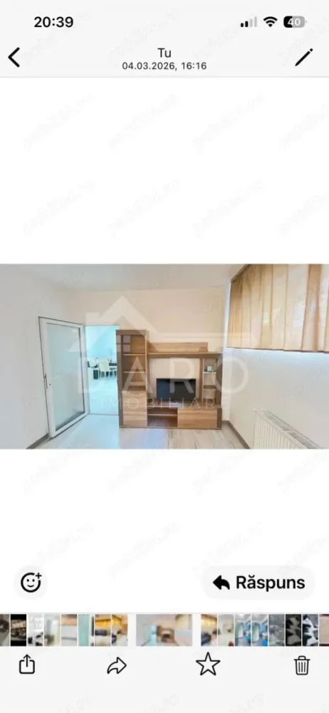 🏡 Apartament de vânzare – 2 camere - 🏡 Apartament de vânzare – 2 camere | Dâmbu Pietros | Complet mobilat și utilat
Se oferă spre vânzare apartament cu 2 camere situat în cartierul Dâmbu Pietros, într-o zonă liniștită și foarte bine poziționată, aproape de toate facilitățile necesare.
Apartamentul este luminos, curat și bine întreținut, fiind ideal atât pentru locuință personală, cât și pentru investiție.
✔ se vinde complet mobilat și utilat
✔ bucătărie mobilată și echipată
✔ camere spațioase și luminoase
✔ baie modernă cu cabină de duș
✔ centrală termică proprie
✔ geamuri termopan
✔ parchet laminat
📍 Avantaje locație:
aproape de magazine și supermarketuri
acces rapid la mijloace de transport în comun
în apropiere de școli, parcuri și alte puncte de interes
zonă liniștită și apreciată
💎 Apartamentul este gata de mutare, fără investiții suplimentare.
🤝 Proprietate promovată prin DARO Imobiliare
💳 Pentru achiziție prin credit:
Prin Kiwi Finance beneficiați de:
✔ analiză GRATUITĂ a eligibilității
✔ oferte de la peste 12 bănci
✔ negocierea dobânzii în favoarea dumneavoastră
✔ suport complet până la semnarea contractului
📞 Detalii și vizionări:
Coman Maria – DARO Imobiliare & Kiwi Finance
📱 0749 535 729