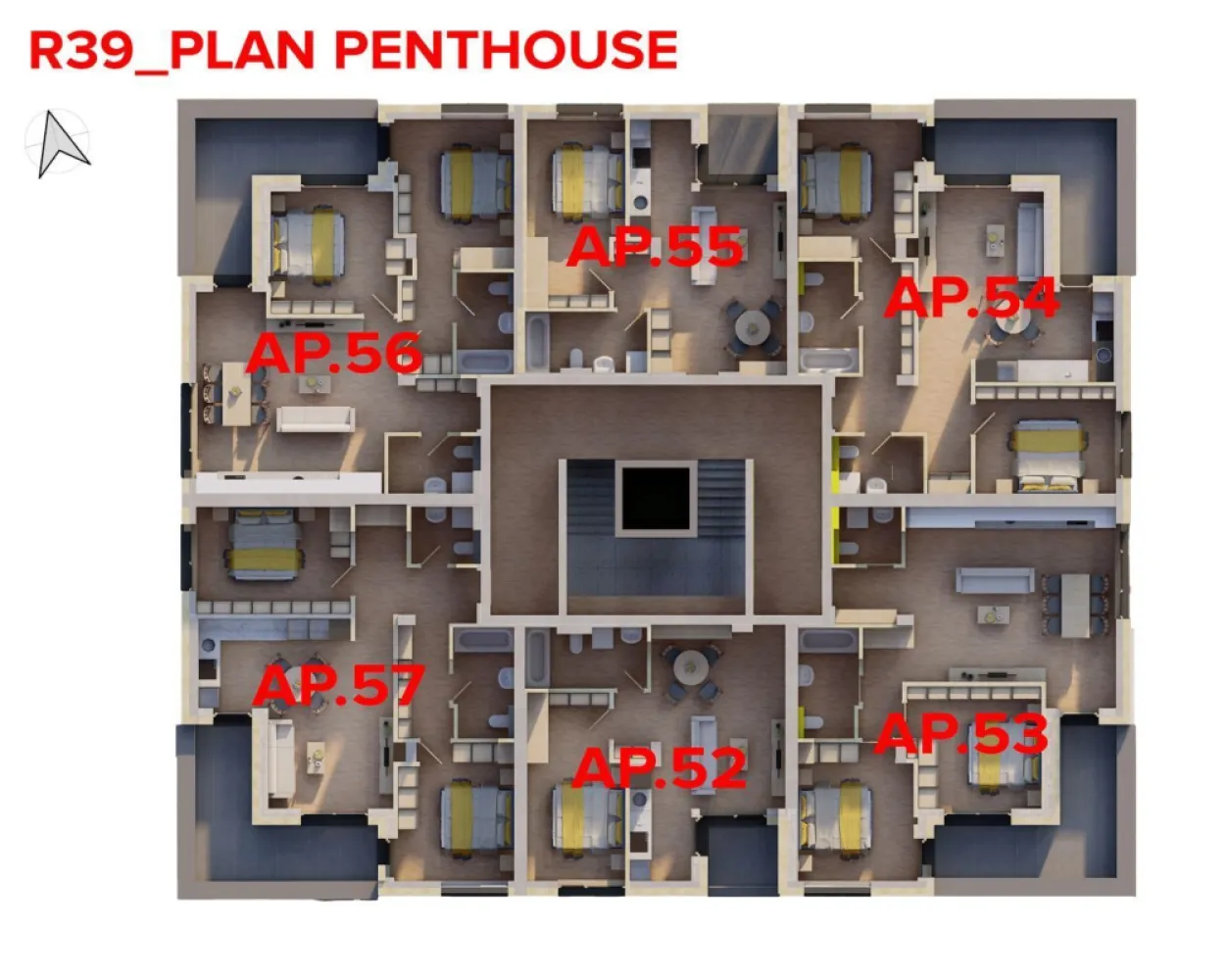 Penthouses nou langa AFI si Leroy Merlin