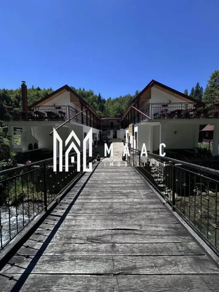 Pensiune I Poalele Munților Făgăraș I Cârțișoara, Sibiu - MAAC Imobiliare vă propune spre achiziție o afacere la cheie, situată într-una dintre cele mai turistice zone din România, la poarta de acces către Transfăgărășan. Proprietatea este cunoscută sub numele de "Complex Cazare Bâlea Transfăgărășan" și se vinde împreună cu întreaga structură a firmei (activitate continuă din 2016).

Detalii Afacere și Proprietate
Capacitate: 17 unități de cazare (în cele 2 corpuri principale), fiecare cu baie proprie.
Anexă suplimentară: 2 unități de cazare cu baie proprie (versatile: pot fi destinate turiștilor sau personalului).
Facilități: Sală de mese, bucătărie comună complet utilată, 2 terase la parter și 2 terase la etaj, zonă de grătar.
Teren: 1000 mp cu parcare privată inclusă.
Acces: Dublu (din DN7C și drum secundar), facilitând fluxul logistic și accesul turiștilor.
Stadiu: Renovare parțială realizată în 2023.
Eficiență și Dotări
Sistem termic: 2 centrale termice performante (lemne/peleți) și 2 camere tehnice aferente.
Operațional: Se vinde complet mobilată și utilată, permițând preluarea activității fără întrerupere.
Prezență online: Istoric solid pe platformele de rezervări (Booking) și vizibilitate pe social media (Instagram: @balea_transfagarasan ).
De ce să investiți în acest complex?
Afacere la cheie: Istoric de profitabilitate și activitate neîntreruptă din 2016.
Locație strategică: Poziționarea pe DN7C (Transfăgărășan) garantează un flux constant de turiști pe tot parcursul sezonului).
Flexibilitate: Infrastructura permite atât gestionarea ca pensiune turistică, cât și adaptarea pentru grupuri organizate sau team-building-uri.
Investiție sigură: Proprietatea este complet operațională, fiind gata de a genera venituri din prima zi de la preluare.
Informații Suplimentare
Dacă sunteți în căutarea unei investiții mature, cu o reputație consolidată în zona montană a județului Sibiu, această pensiune reprezintă opțiunea ideală.
Vă invităm să ne contactați pentru a discuta detaliile financiare, analiza indicatorilor de performanță (ROI, grad de ocupare) și pentru a programa o vizionare la locație. MAAC Imobiliare – Partenerul dumneavoastră în investiții imobiliare de succes.
Pentru mai multe detalii precizati telefonic ca ati vazut anuntul cu ID CP2965008