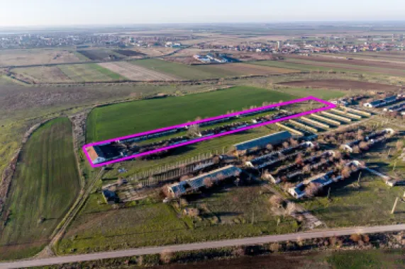 Teren 1.15 HA lângă Autostrada – Nădlac | clădiri+utilități