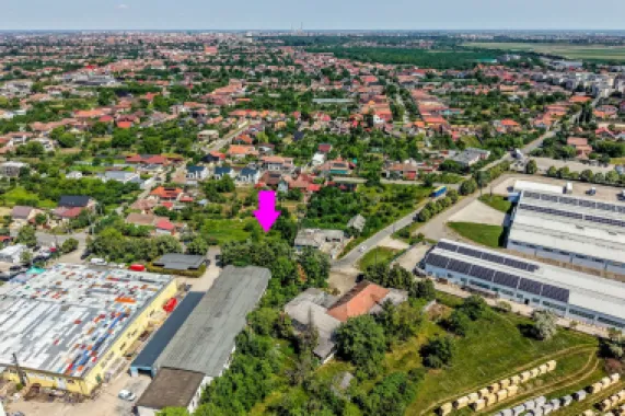 Teren de 1261 mp pe colt, in Aradul Nou, cu front de 60 m + 23 m