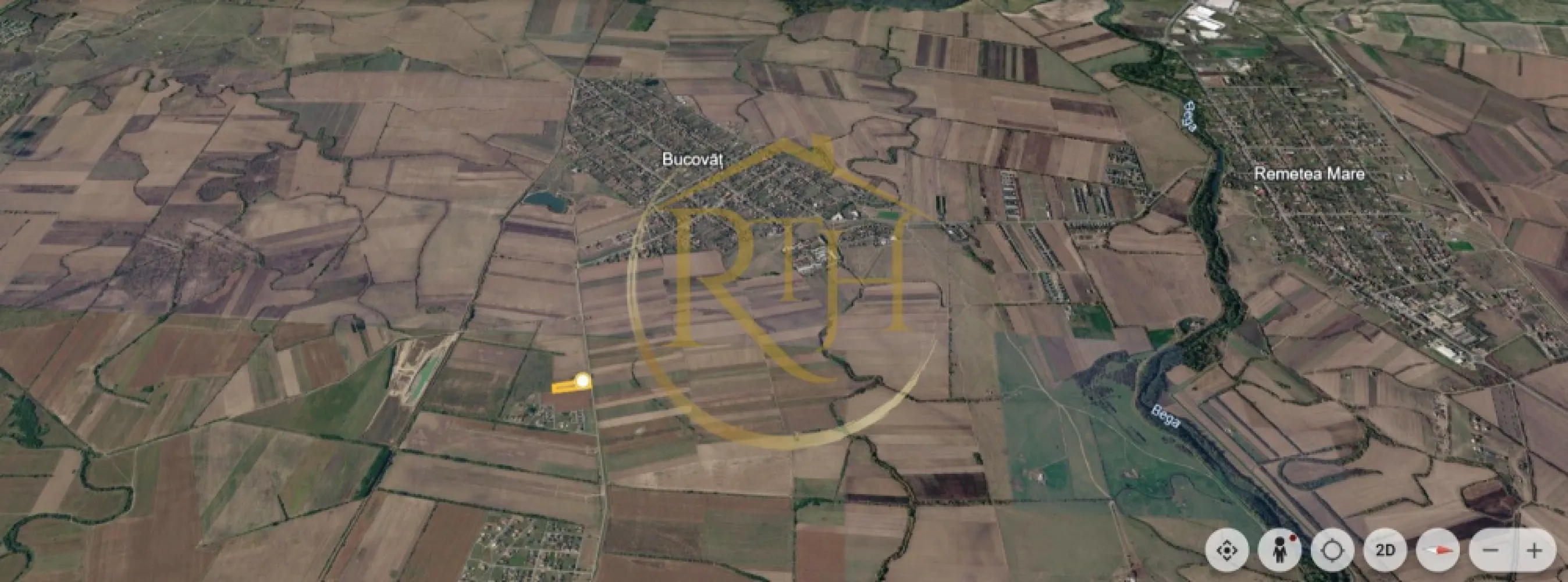 Teren intravilan 5.000 mp, Bucovăț, ideal dezvoltare case ! 0% Comision! - Vă propunem spre vânzare un teren intravilan cu o suprafață de 5.000 mp, situat în comuna Bucovăț, pe drumul către Bazoș, într-o zonă aflată în plină dezvoltare rezidențială. Proprietatea beneficiază de o poziționare excelentă, fiind amplasată chiar lângă un cartier nou de case și la doar câteva minute de Lacul Bucovăț, într-o zonă liniștită, cu acces rapid către Timișoara.

Conform Certificatului de Urbanism, terenul este încadrat în intravilan, categoria de folosință arabil, iar destinația urbanistică este pentru locuințe și funcțiuni complementare, Regim de inaltime maxim P + 2E . Pentru autorizarea construcțiilor este necesară elaborarea unui Plan Urbanistic Zonal (PUZ), conform reglementărilor în vigoare. Regimul de înălțime nu este stabilit în documentația existentă, urmând să fie reglementat prin PUZ.
Parcela are un front stradal de aproximativ 30 metri și o adâncime de aproximativ 146 metri, oferind un potențial excelent atât pentru dezvoltarea unui ansamblu de locuințe, cât și pentru construirea unei reședințe pe un teren generos, într-o zonă cu perspective foarte bune de dezvoltare.
Utilitățile, respectiv curentul electric, gazul și apa, sunt disponibile în apropierea terenului, în zona cartierului deja construit, facilitând racordarea viitoare.
Zona este într-o continuă dezvoltare, cu numeroase locuințe noi construite în vecinătate și investiții constante în infrastructură, ceea ce transformă această proprietate într-o oportunitate foarte bună atât pentru dezvoltatori, cât și pentru cei care urmăresc o investiție cu potențial de apreciere.

Preț: 100.000 euro usor negociabil . 

0% comision pentru cumpărător.

Proprietate reprezentată exclusiv de RealTimHouse.ro – Un pas spre un loc doar al tău.