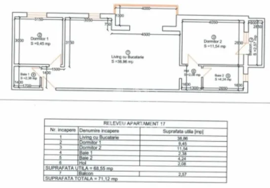 Apartament cu 3 camere de vanzare in zona Soarelui, Timisoara
