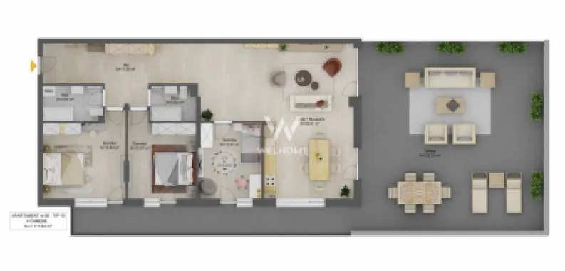 Penthouse LA CHEIE, terasa 102 mp,Sibiu