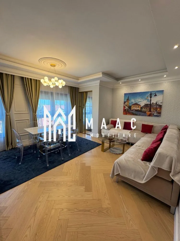 Apartament 2 camere | Balcon | Parcare | Etaj 3 | Parcul Sub Arini - Apartament premium de închiriat Sibiu – 67 mp – parcare subterană – lângă Parcul Sub Arini

MAAC Imobiliare vă propune spre închiriere un apartament situat într-una dintre cele mai apreciate zone din Sibiu, în imediata apropiere de Parcul Sub Arini.

Locuința oferă un echilibru între confort, liniște și acces rapid către principalele puncte de interes ale orașului.

Detalii apartament
Suprafață utilă: 67 mp
Balcon generos
Compartimentare eficientă
Spații luminoase și bine organizate
Dotări și avantaje
Parcare subterană inclusă
Lift cu acces direct din parcare
Finisaje de calitate
Apartament complet pregătit pentru locuire
Ambient plăcut și funcțional
Avantaje locație
La câteva minute de Parcul Sub Arini
Zonă liniștită și foarte căutată
Acces rapid către centru, restaurante și cafenele
Aproape de transport public și facilități urbane

Disponibilitate: imediată.

Pentru mai multe informații sau pentru a programa o vizionare specificati ID: CP2985650.