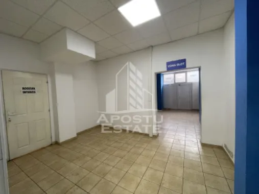 Spatiu comercial cu vad, 98 mp, langa Piata Aurora, zona Dambovita