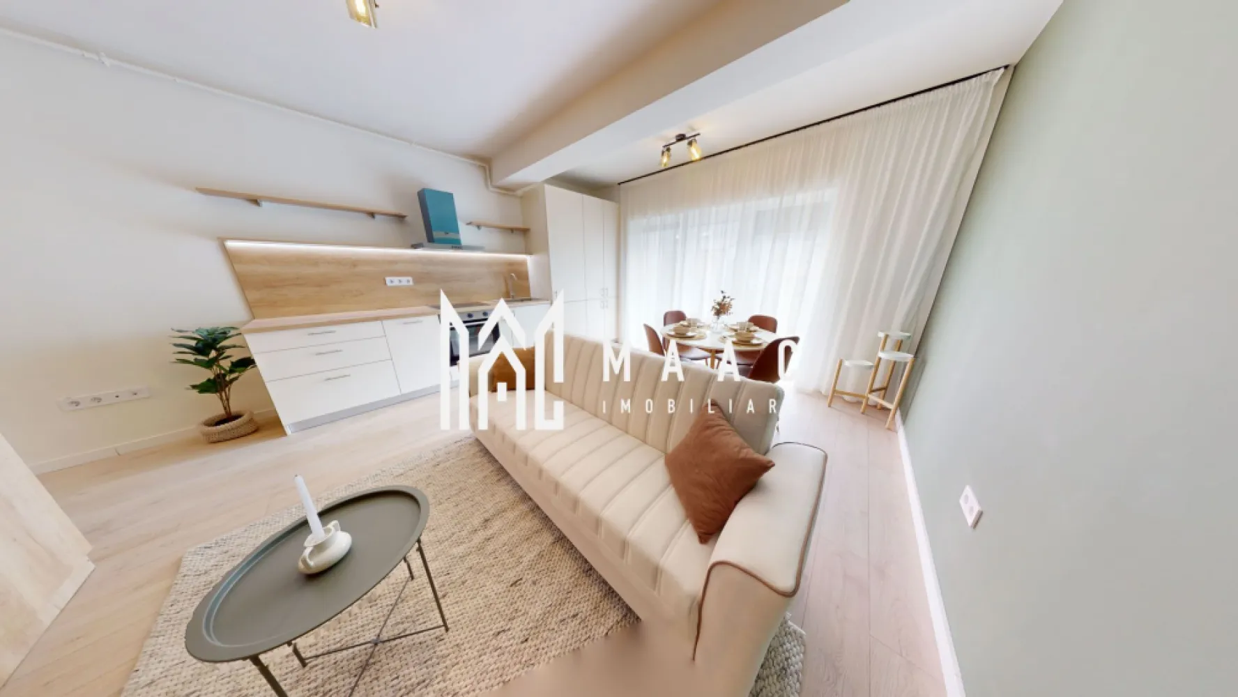 Apartament 1 camera | Parter | Balcon | Decomandat - MAAC Imobiliare vă prezintă un apartament cu 1 camera situat la parter mobilat modern si utilat complet dupa preferinte.

Caracteristici:
Suprafață utilă: 38 mp 
Baie moderna dotată cu cadă sau cabina de dus.
Balcon de 8 mp dotat cu jaluzele electrice.
Parcare inclusă în preț

Construcție și facilități:
An construcție: 2024 – bloc nou.
Orientare SUD – lumină naturală pe tot parcursul zilei.
Izolație exterioară cu vată bazaltică de 20 cm
Încălzire în pardoseală – centrală termică proprie

Pozele sunt strict informative.

Pentru mai multe detalii precizati telefonic ca ati vazut anuntul cu ID:CP2950316