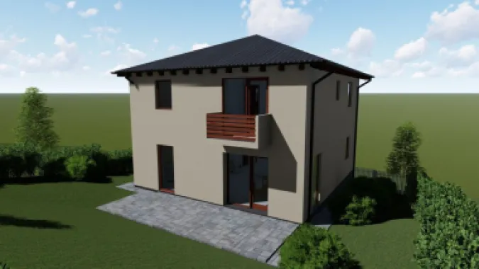Casa 4 camere,2 bai,136 mp, 550 mp teren zona Corunca