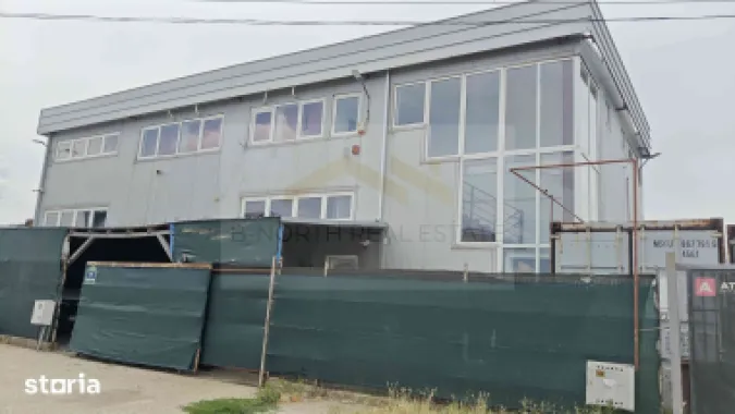 Hală industrială cu birouri de închiriat | Popești-Leordeni | 542 mp | Rampă