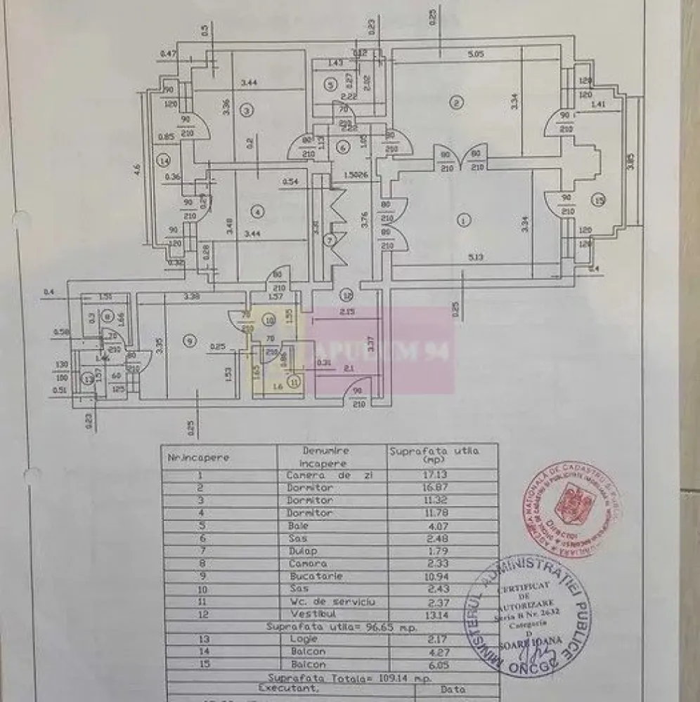 Apartament 4 camere bd Decebal stradal