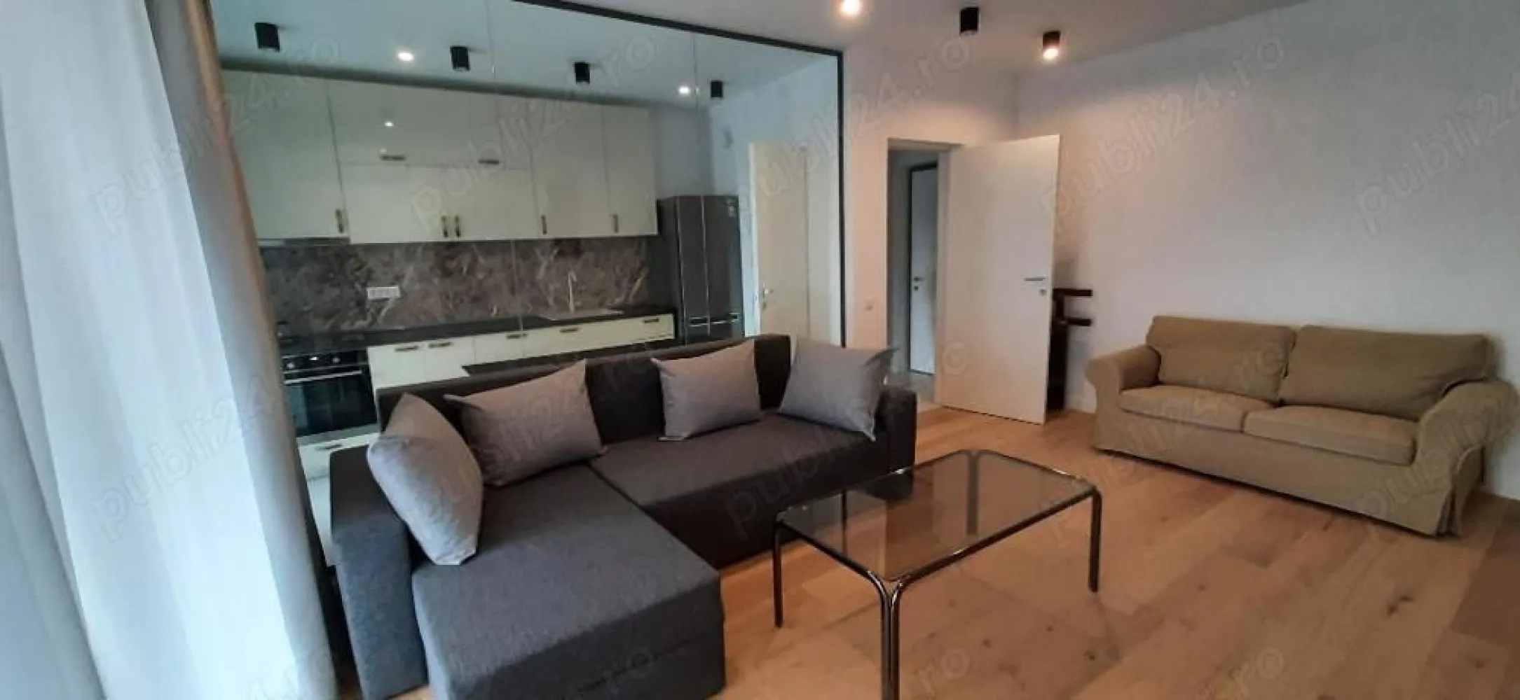BRASADAS închiriază ap 2 cam Aviatiei - Nusco, Promenada. - Agenția imobiliara BRASADAS închiriază apartament cu 2 camere, constructie 2023, zona Aviatiei, in complexul NUSCO CITY - faza 1. Apartamentul este cu vedere spre gradina interioara din fiecare camera si de pe terasa 10mp. Este decomandat , situat la etajul 2 din 6. Finisajede calitate, incalzire prin pardoseala, complet mobilat si dotat cu toata aparatura necesara: Aparate AC Mitsubishi 2buc; combina frigorifica LG; Masina spalat rufe LG; masina spalat vesela Bosch; plita cu inductie + cuptor electric. Pretul este 770 euro luna in care este inclus si contractul inregistrat la Administratia Financiara.