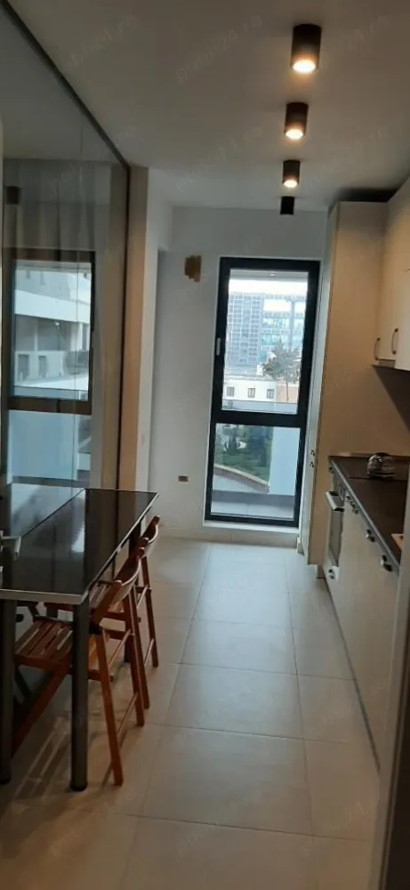 BRASADAS închiriază ap 2 cam Aviatiei - Nusco, Promenada. - Agenția imobiliara BRASADAS închiriază apartament cu 2 camere, constructie 2023, zona Aviatiei, in complexul NUSCO CITY - faza 1. Apartamentul este cu vedere spre gradina interioara din fiecare camera si de pe terasa 10mp. Este decomandat , situat la etajul 2 din 6. Finisajede calitate, incalzire prin pardoseala, complet mobilat si dotat cu toata aparatura necesara: Aparate AC Mitsubishi 2buc; combina frigorifica LG; Masina spalat rufe LG; masina spalat vesela Bosch; plita cu inductie + cuptor electric. Pretul este 770 euro luna in care este inclus si contractul inregistrat la Administratia Financiara.