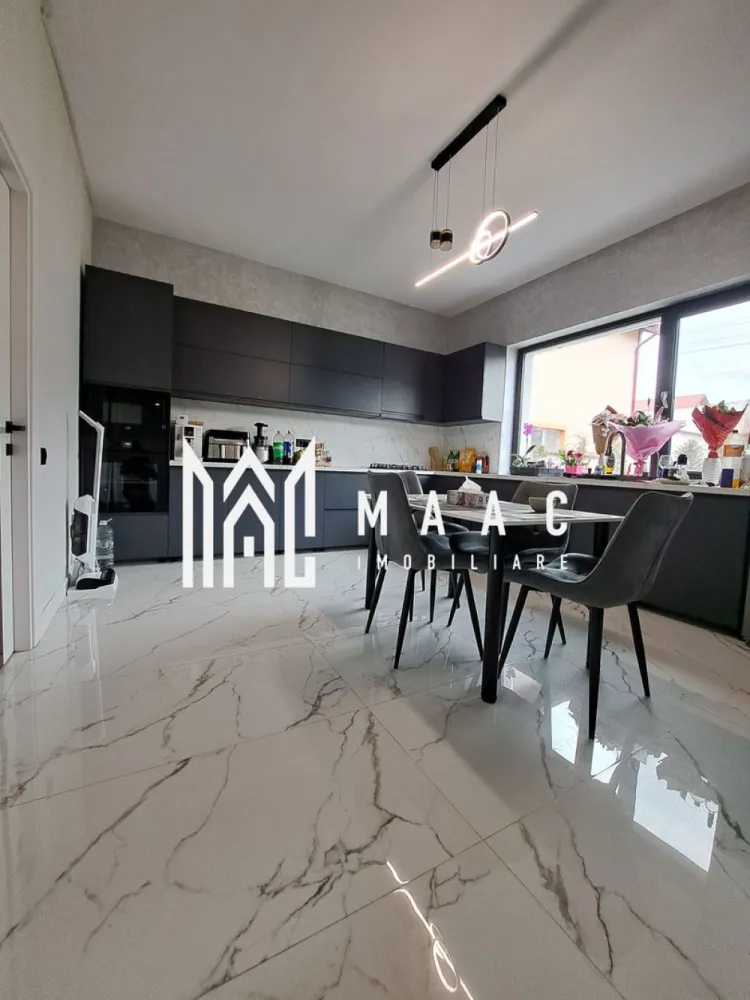 Casa deosebita P+E |mobilata si utilata| teren 1277mp| Vladești - MAAC IMOBILIARE vă propune spre vânzare o proprietate de excepție, situată stradal în Vlădești, județul Vâlcea
Descoperă o locuință completă, unde spațiul generos, compartimentarea inteligentă și poziționarea excelentă se îmbină perfect pentru a crea un cămin ideal pentru o familie.
Amplasată stradal, într-o zonă excelentă, cu acces rapid către oraș și toate facilitățile necesare, casa îmbină perfect eleganța, spațiul generos și confortul modern.
Casa construita in anul 2025, dispune de toate utilitățile (apă, gaz, curent electric, canalizare), asigurând confortul necesar unei locuințe moderne.
Localizare premium:
Imobilul este amplasat la strada principală, într-o zonă extrem de accesibilă, având în imediata apropiere toate punctele de interes necesare, dar si acces rapid către Râmnicu Vâlcea.
Detalii proprietate:
Regim de înălțime: Parter + Etaj
Suprafață totală: 410 mp
Teren: 1.277 mp
Construcție solidă, bine compartimentată
Proprietate intabulată, cu acte la zi
Compartimentare – Parter:
Parterul este gândit pentru zona de zi și activitățile comune:
Living generos (40,6 mp) – spațiu luminos, ideal pentru relaxare și socializare
Bucătărie spațioasă (18,4 mp) – complet mobilată și utilată
Birou (17 mp) – perfect pentru work-from-home
Baie + grup sanitar
Debara / spații de depozitare
Hol amplu + casa scării (19,9 mp)
Terasă (32,3 mp) – ideală pentru petrecerea timpului liber
Compartimentare – Etaj:
Zona de noapte oferă confort și intimitate:
3 dormitoare (inclusiv unul matrimonial foarte generos de 26,6 mp)
2 dressinguri
3 băi – pentru confort maxim
Hol spațios (19,1 mp)
Terasă mare (41,5 mp) – priveliște deschisă, perfectă pentru relaxare
Exterior și facilități:
Curte generoasă, ideală pentru amenajare grădină, foișor sau zonă de relaxare
Anexă gospodărească (27,8 mp) – perfectă pentru depozitare sau diverse activități
Acces facil auto în curte
Proprietate ce oferă intimitate și multiple posibilități de amenajare
✅ Avantaje majore:
✔ Locație excelentă – stradal
✔ Casă complet mobilată și utilată
✔ Nu necesită investiții – mutare imediată
✔ Compartimentare ideală pentru familie numeroasă
✔ Suprafață mare utilă + teren generos
✔ Potrivită atât pentru locuință, cât și pentru investiție (ex: pensiune, sediu firmă)
Această proprietate reprezintă o oportunitate rară pe piață — o casă spațioasă, modernă și bine poziționată, pregătită să devină „acasă” fără niciun compromis.
📞 Pentru detalii suplimentare și programarea unei vizionări, contactați echipa MAAC IMOBILIARE!
CP3004798