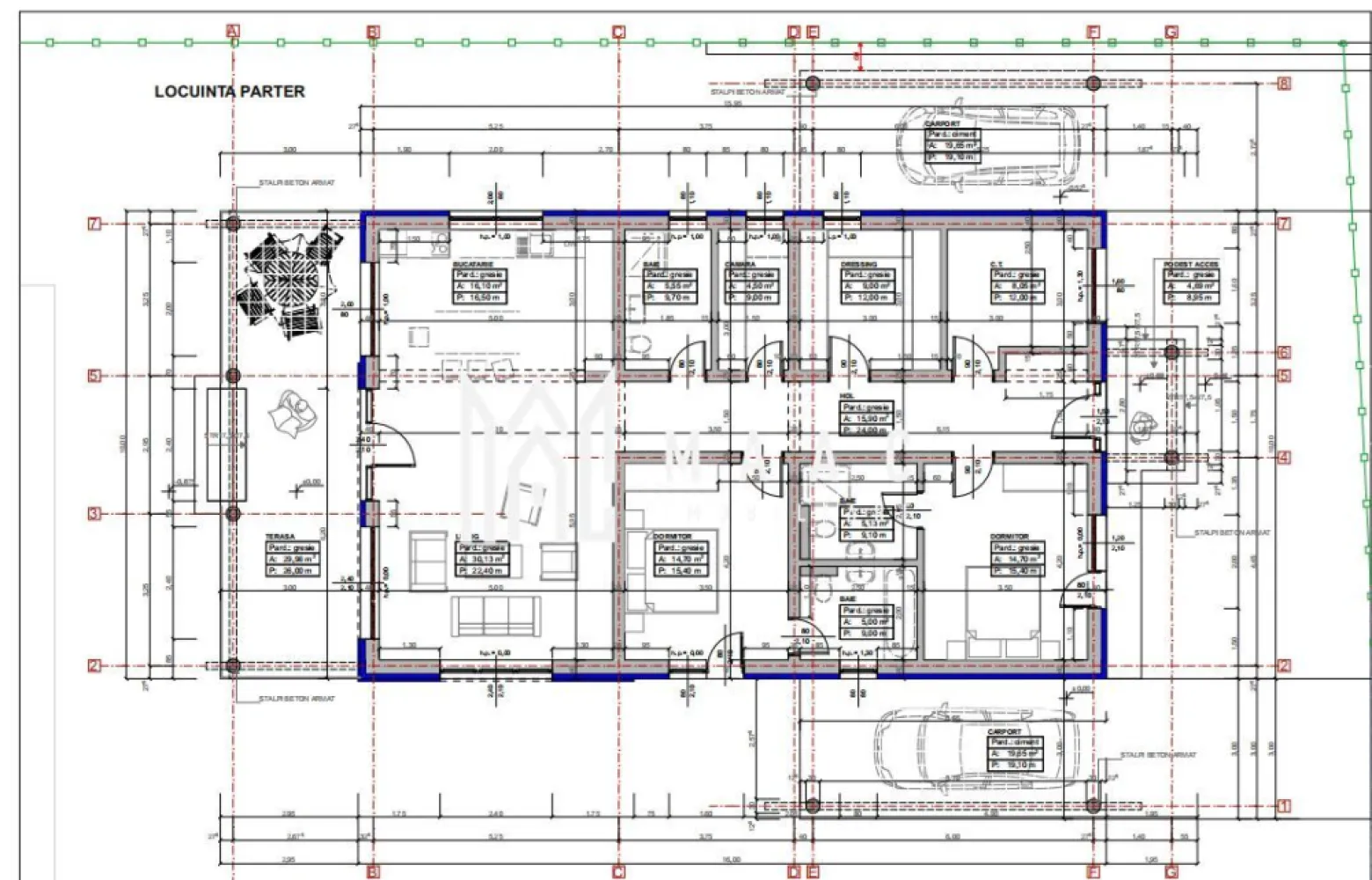 Teren 592 mp | Fundație | Autorizații la zi | Panoramă superbă-Zorabia - Maac Imobiliare prezintă spre vânzare un teren ideal pentru construcție, situat la doar 4 km de Sibiu, într-o zonă liniștită, cu o priveliște deosebită asupra orașului.

Proprietatea are o suprafață de 592 mp și beneficiază de fundație deja realizată în anul 2025, precum și de toate autorizațiile necesare la zi, ceea ce oferă avantajul începerii rapide a construcției.

Proiectul existent este conceput pentru o locuință modernă, desfășurată pe un singur nivel, cu o suprafață construită de 234,33 mp, compartimentată eficient astfel:

2 dormitoare
3 băi
dressing generos
cameră tehnică
cămară
bucătărie open-space cu living
terasă orientată spre panorama Sibiului
2 garaje

Terenul este ideal pentru cei care își doresc liniște, aer curat și o priveliște spectaculoasă, dar și acces rapid către oraș.

Avantaje:

fundație deja realizată – economie de timp și costuri
proiect modern inclus
autorizații complete
zonă în dezvoltare
vedere panoramică asupra Sibiului

Pentru mai multe detalii, precizați telefonic că ați văzut anunțul cu ID: CP2906556