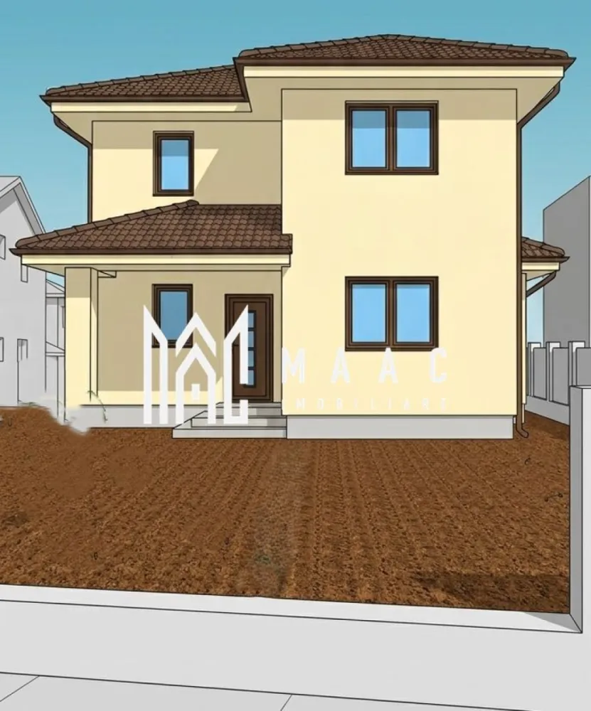 Casă Individuală | 5 camere | 132 MPU | Alb/Roșu | Șura Mică - MAAC Imobiliare vă propune spre vânzare o casă individuală superbă, situată într-o zonă rezidențială liniștită de case din Șura Mică, perfectă pentru o familie care își dorește confort și spațiu. 

Construcția abia începe, oferindu-vă oportunitatea de a securiza proprietatea încă din această fază și de a urmări întregul proces, termenul de predare fiind stabilit pentru sfârșitul anului 2026.

Pe un teren de 372 mp, casa v- a avea 132 MPU și are un proiect modern și bine compartimentat!

La parter vă întâmpină un hol generos, care face trecerea fluidă către celelalte încăperi. 
Aici se află: 
o baie
un birou luminos ,perfect pentru lucru de acasă sau transformabil într-un dormitor suplimentar, 
o bucătărie ,cu posibilitatea de a fi închisă sau deschisă către living.

Zona de zi este completată de:
un living spațios 
cu zonă de dining
și ieșire în curtea generoasă
plus un spațiu tehnic sau o cămară 

La etaj este organizată:
zona de odihnă, care dispune de 3 dormitoare,
acest nivel este deservit de două băi 
un hol care conectează toate încăperile.

La exterior, casa se predă la cheie, fiind izolată termic și dotată cu acoperiș din țiglă ceramică. 

Curtea v-a fi liberă, oferind spațiu suficient pentru amenajarea unei grădini, a unui loc de joacă sau a unei zone de relaxare. 

Locuința se predă fără gard și pavaj.

Interiorul se predă la stadiul de ALB, oferindu-vă posibilitatea de a vă personaliza locuința conform propriilor gusturi. 
Vor fi turnate șapele, pereții vor fi pregătiți pentru finisaje, iar instalațiile electrice, termice și sanitare vor fi realizate.
Casa v-a beneficia de geamuri termopan eficiente energetic, asigurând un confort termic optim, iar podul v-a fi complet izolat.

Printre avantajele majore se numără poziționarea centrală în Șura Mică, proiectul modern și excelent compartimentat, predarea la cheie la exterior și la ALB la interior, precum și oportunitatea de a personaliza detaliile finale.

Casa se poate preda și la stadiul de ROȘU interior-exterior, cu geamuri montate și instalație electrică.

Pentru vizionări sau mai multe detalii ,schițe ,nu ezitați să ne contactați, specificând telefonic codul de identificare al proprietății ID: CP3005298.