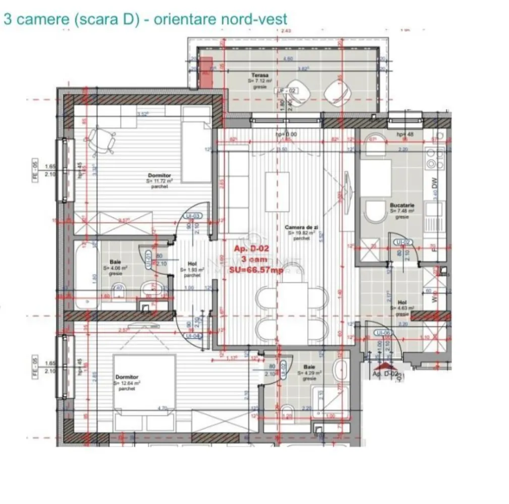 Apartament 3 camere, Park Lake, zona Iulius Mall