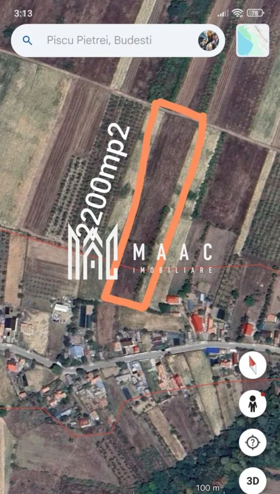 Teren de vânzare – 2236 mp, Budești, la doar 10 km de Râmnicu Vâlcea - MAAC Imobiliare vă propune spre vânzare un teren generos, cu suprafața de 2236 mp, situat în localitatea Budești, într-o zonă rurală liniștită, la doar 10 km de Râmnicu Vâlcea.
Proprietatea se remarcă prin poziționarea sa deosebită, fiind înconjurată de natură – pădure, lac și terenuri deschise – oferind un cadru ideal pentru relaxare și pentru construcția unei locuințe.
Caracteristici principale:
Suprafață: 2236 mp
Acces pe drum de pământ (cale moale)
Utilități disponibile: electricitate, apă și canalizare
Zonă liniștită, cu peisaj natural deosebit
În apropiere se regăsesc facilități importante, precum bază sportivă și spital, aflate la distanțe accesibile, oferind un echilibru ideal între confort și natură.
Ideal pentru construcția unei locuințe permanente sau de vacanță
investiție într-o zonă în plină dezvoltare
Nu ratați oportunitatea de a achiziționa un teren cu potențial, într-o zonă apreciată pentru liniște și peisaje naturale!
