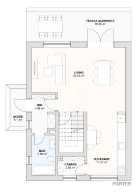 Casă individuală nouă cu pod – 4 camere – Șura Mică
