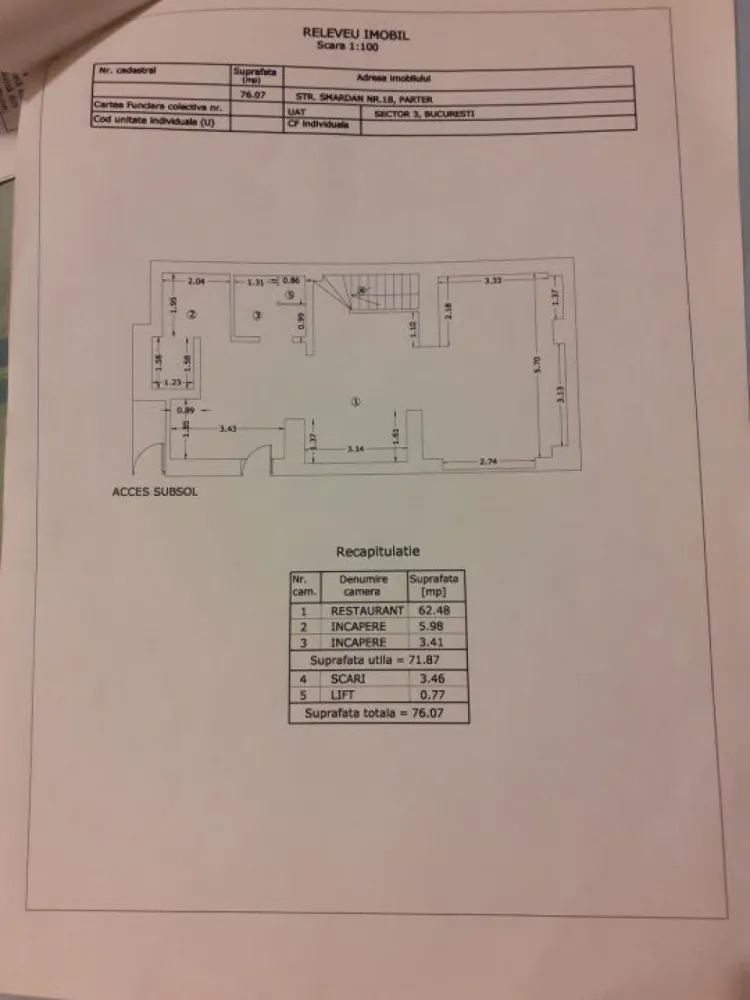 BRASADAS închiriază sp. comercial 135mp in centrul istoric. - Agenția imobiliara BRASADAS închiriază spatiu comercial in centru vechi cu.uprafata utila 135 m2 si 2 intrari separate, cu vitrina stradala de 15m si cu vad comercial bun.
In 2024 a fost autorizat ca si cafenea .
Nu necesita autorizare isu
Pentru mai multe oferte accesați www.brasadas.com