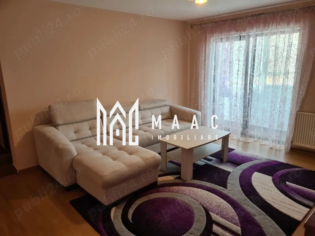 Apartament 2 camere I 55mp I Etaj 1 I Zona Turnisor - Maac imobiliare ofera spre inchiriere apartament cu 2 camere la etajul 1. Compartimentarea imobilului: Hol de acces, living spațios, dormitor matrimonial, bucătărie utilată și mobilată ( cu acces la balcon ), baie cu cadă și geam de aerisire. Dotări bucatarie: plită pe gaz, cuptor, masina de spălat vase, hotă, frigider, cuptor cu microunde etc. Apartamentul dispune de centrală proprie, încălzirea realizându-se prin calorifere. Se percepe garanție în cuantumul unei chirii lunare. Nu se acceptă animale de companie. Pentru mai multe detalii, vă rugăm să specificați telefonic că este vorba despre apartamentul cu ID: CP2810442