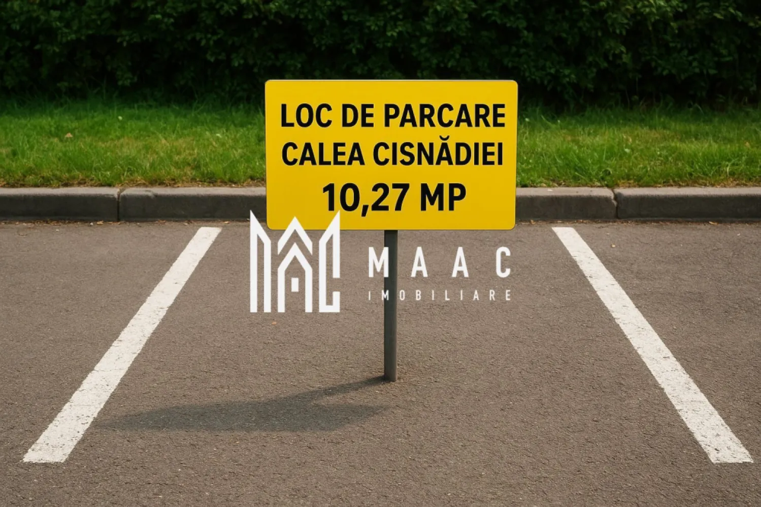 Loc De Parcare / Calea Cisnădiei - MAAC Imobiliare vă propune spre vânzare un loc de parcare situat pe Calea Cisnădiei, cu o suprafață de 10,27 mp.

Proprietatea este amplasată într-o zonă accesibilă și bine poziționată, oferind confort și siguranță pentru parcare..

Pentru mai multe informații și detalii suplimentare, nu ezitați să ne contactați, specificând ID-ul proprietății:CP2804470.