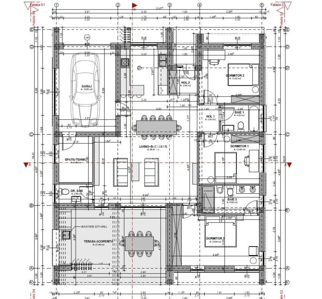 Casa moderna pe un singur nivel in Sura Mica - 🔥 Casă nouă premium | 169 mp | teren 593 mp | Șura Mică
🏡 Ansamblu rezidențial modern, stradă privată
📐 169 mp utili | teren 593 mp
🛏 4 camere | 3 băi | terasă acoperită
🚗 Garaj + 2 locuri parcare în curte
🌿 Curte mare + grădină privată

Avantaje:

Toate utilitățile + fibră optică
Zonă liniștită, aerisită
Acces rapid către Sibiu

Dotări:

Încălzire în pardoseală
Centrală Bosch
Tâmplărie PVC Rehau (3 foi sticlă)
Porți automate + video interfon
Posibilitate pompă de căldură

🏠 Se predă la ALB (opțional la cheie contra cost)
📅 Predare: decembrie 2026

💰 219.000€ + TVA
📞 0743292794