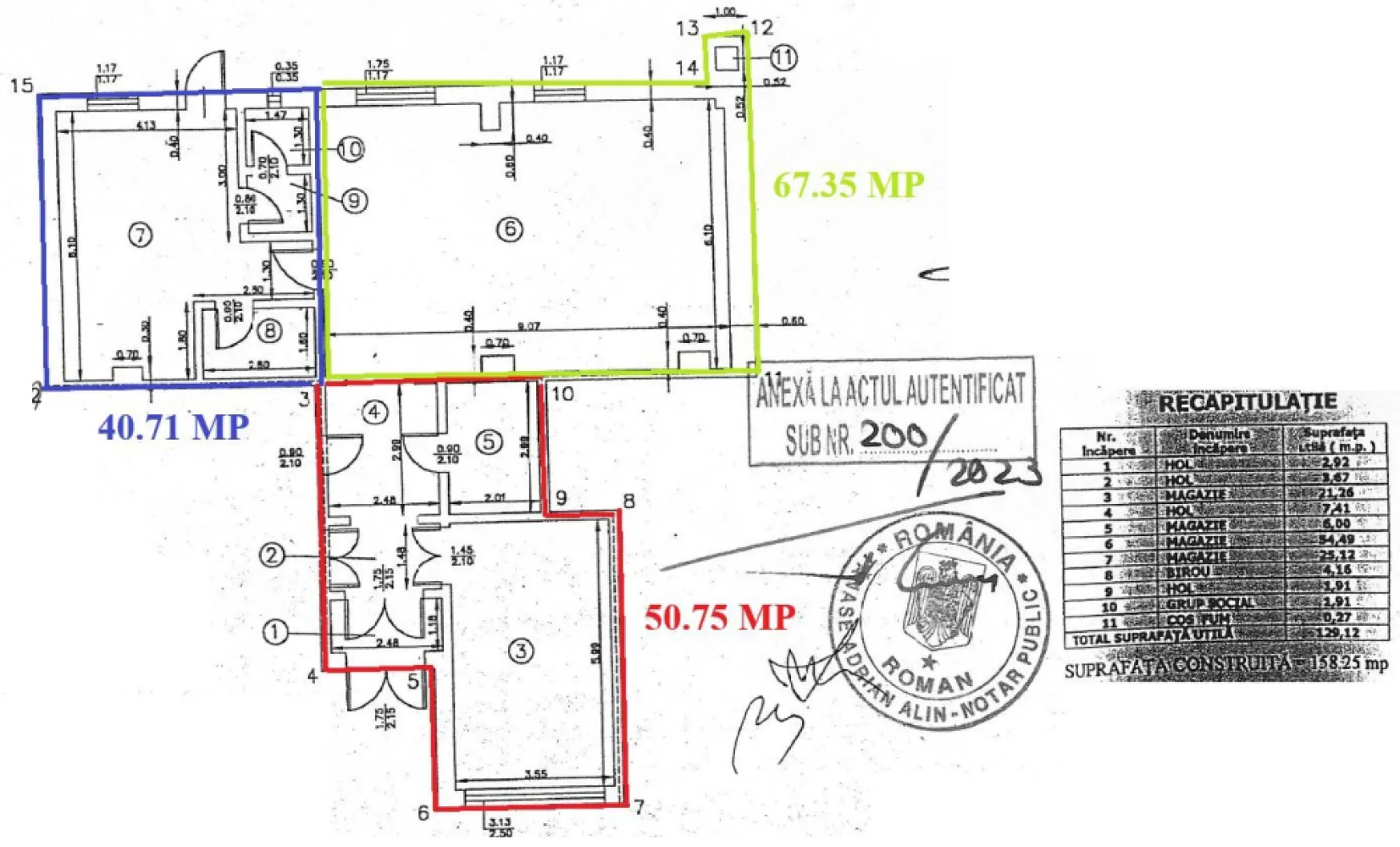 Spațiu comercial 159 mp intrare Strand lângă Aqua Park - DE VÂNZARE · SPAȚIU COMERCIAL · 159 mp · Roman · 1000 €/mp
Str. Victor Hugo · Bl. 7 · Parter · Roman · Vânzare directă · Fără comision · Fără TVA

► CE SE VINDE
Spațiu comercial de 159 mp la parterul unui bloc în Roman, zona Strand, la intrarea în viitorul Aqua-Roman Park — investiție publică de 14,5 milioane € cu proiect depus și în curs de aprobare. 
Disponibil imediat. Scutit de TVA.

► PROPRIETATEA
→ Suprafață utilă: 158,25 mp · parter · 10 încăperi
→ Cotă indivizibilă teren: 31,65 mp din terenul aferent clădirii
→ Adresă: Str. Victor Hugo, bl. 7, parter · Roman · jud. Neamț
→ Cadastru și intabulare existente
→ 3 căi de acces separate
→ Curent trifazic 380V · coș de fum propriu 20 m înălțime
→ Utilități: curent · gaze · apă · canalizare · centrală termică

► DE CE ACEASTĂ LOCAȚIE
Spațiul se află exact la intrarea în zona Strand Roman — singura zonă de agrement cu dezvoltare activă din municipiu. 
Aqua-Roman Park, cu investiție estimată la 14,5 milioane €, este în procedură de aprobare. 
Odată deschis, zona devine principalul generator de trafic pietonal și turistic din Roman și împrejurimi.
Cine intră acum intră la prețul de dinainte de deschidere.

► UTILIZĂRI POSIBILE
Facilitățile tehnice — trifazic, coș de fum 20 m, 3 accese — permit aproape orice activitate:
· Restaurant sau fast-food
· Sală de evenimente sau agrement
· Showroom sau magazin specializat
· Cabinete medicale sau laboratoare
· Spațiu de producție sau atelier
· Depozit sau spațiu logistic

► TRANZACȚIE
Proprietatea unei firme românești. Vânzare directă, fără intermediar, fără comision. Construcție inainte de 2000 — scutită de TVA conform Codului Fiscal.

Puscasu Marius · 0735 897 106 (telefon și WhatsApp)