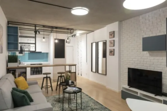 Apartament 3 camere, Sala Palatului, Blocul turn, etaj1
