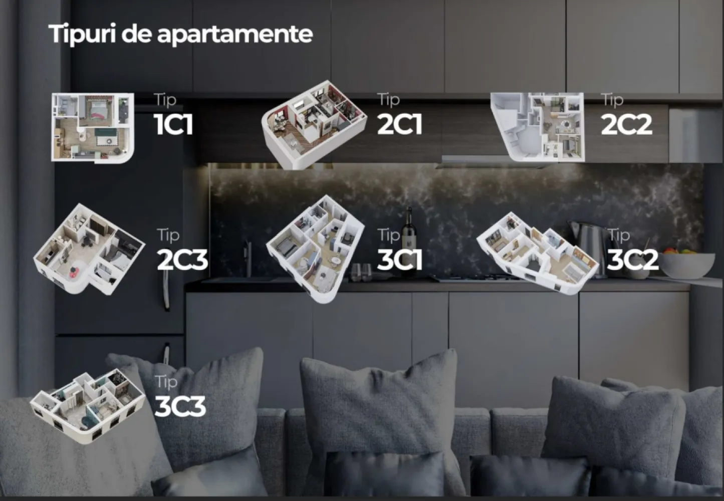 Pret PROMO 116.464 € (pret cu tva), parcare cu 50% reducere!