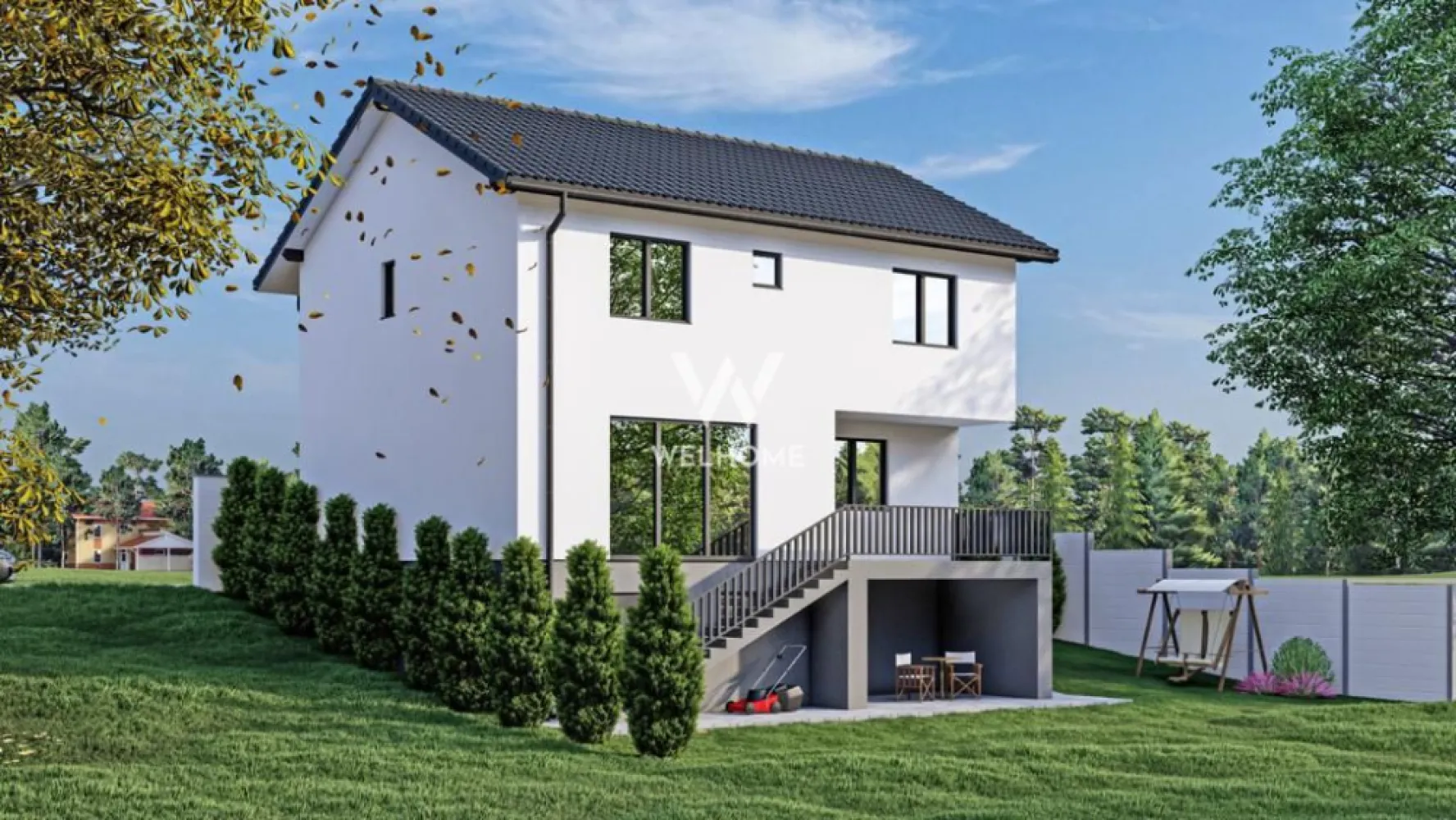 Casă individuală nouă de vânzare – Șura Mare - Sibiu - Vă propunem spre vânzare o casă individuală modernă, situată în Șura Mare, într-o zonă liniștită de case noi, ideală pentru cei care își doresc confort, intimitate și acces rapid către Sibiu.

Proprietatea este amplasată pe un teren de aproximativ 400 mp, cu deschidere generoasă la stradă și o curte liberă de peste 300 mp, perfectă pentru amenajarea unei grădini, a unei zone de relaxare sau a unui spațiu de joacă pentru copii. Casa este poziționată eficient pe teren, oferind o distribuție echilibrată între construcție și spațiul exterior.

Locuința este structurată pe demisol, parter și etaj, fiind proiectată pentru a răspunde nevoilor unei familii moderne:

Demisol (36 mp): - două încăperi separate, fiecare cu acces propriu din exterior, ideale pentru depozitare, pivniță, birou sau bucătărie de vară. Spațiile beneficiază de lumină naturală datorită suprafețelor vitrate.

Parter (53 mp): Living generos (aprox. 24 mp), bucătărie închisă cu acces în cămară, baie cu duș, spații de depozitare (debara, hol), terasă de aproximativ 11 mp, accesibilă din living și bucătărie

Etaj: Hol, 3 dormitoare spațioase, baie cu cadă. 

Pod: Spațiu suplimentar de depozitare, bine ventilat, cu acces facil și înălțime utilă.

Imobilul este realizat din materiale durabile și soluții moderne, asigurând un confort ridicat: Zidărie din cărămidă (pereți exteriori 30 cm, interiori 25 cm), izolație termică eficientă (polistiren EPS80 de 10 cm), tâmplărie PVC cu 7 camere (Veka) și geam tripan Low-E, acoperiș din țiglă de beton (Bramac), complet echipat

Interiorul este finisat la standarde moderne: pardoseli din parchet SPC și gresie, băi complet echipate, cu obiecte sanitare suspendate
uși interioare de calitate (MDF/lemn), instalații electrice pe cupru + prize Schneider.

Confort și utilități - Centrală termică în condensare, incălzire în pardoseală pe ambele niveluri, termostate individuale pe fiecare încăpere, pregătire pentru aer condiționat, rulouri exterioare electrice, racordată la toate utilitățile: gaz, curent, apă

Curtea este amenajată cu gazon și alei pavate, oferind un spațiu plăcut pentru relaxare.

2 locuri de parcare în curte
Pregătire pentru poartă automată și interfon
Împrejmuire modernă
Terasă finisată cu gresie antiderapantă

Pret - 265.000 euro 

Se acceptă achiziție prin credit ipotecar.

Această proprietate reprezintă o alegere excelentă pentru cei care își doresc o casă nouă, bine construită, într-o zonă liniștită, dar cu acces rapid către Sibiu. Compartimentarea practică, calitatea construcției și spațiul exterior generos o fac ideală pentru locuire permanentă.