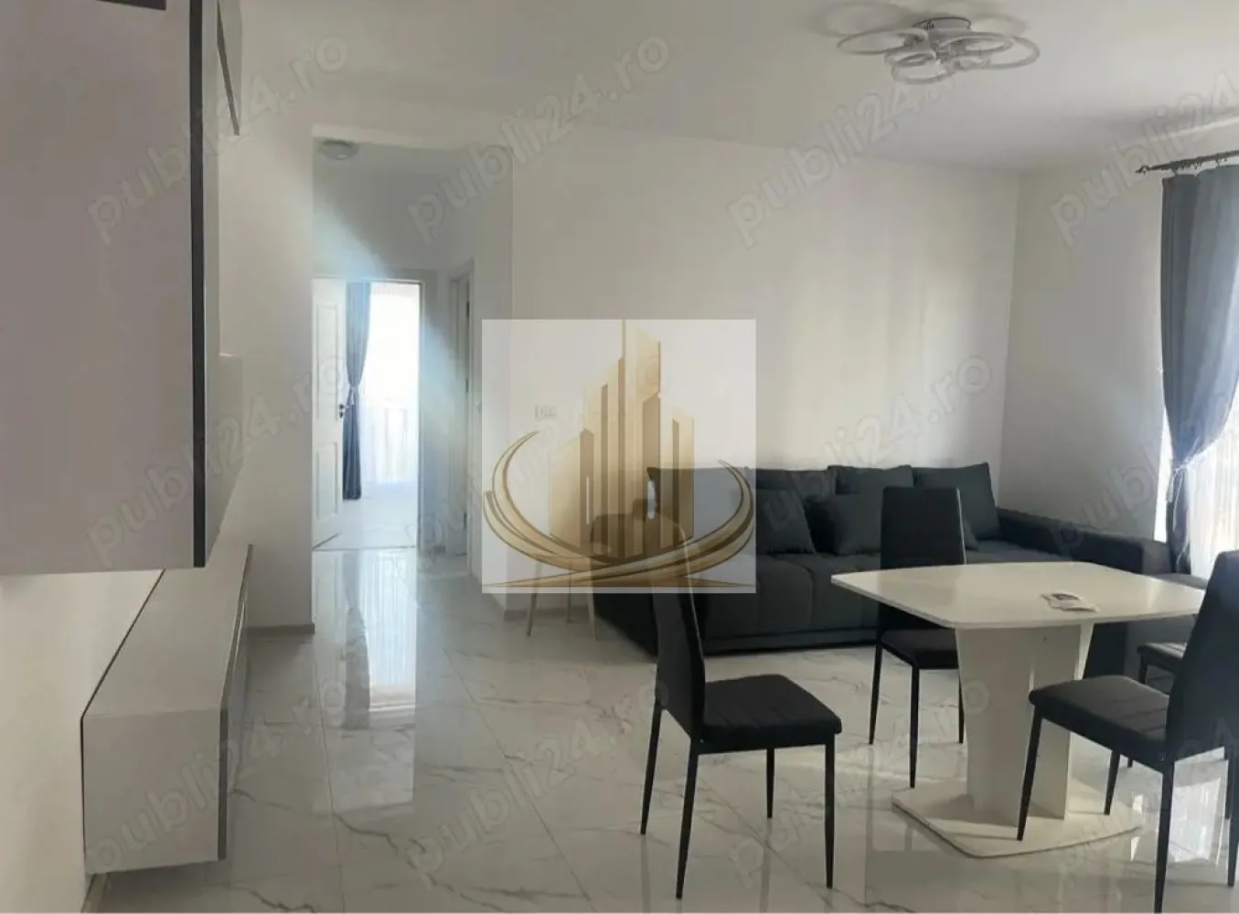 🏡Grand Mobilis va propune spre închiriere un ap de lux 3 camere - Grand Mobilis Imobiliare vă propune spre închiriere un apartament de lux cu 3 camere, situat în zona Girocului.

Apartamentul este la prima închiriere, totul fiind nou, realizat cu finisaje premium și amenajat cu bun gust, pentru un confort maxim. Este alegerea ideală pentru o familie cu copii sau un cuplu care își dorește un spațiu generos, modern și elegant.

🏡 Detalii apartament:
 • 3 camere spațioase și luminoase
 • Bucătărie complet utilată
 • Balcon
 • Loc de parcare inclus
 • Situat la etajul 1

✨ Dotări și finisaje:
 • Mobilier și electrocasnice noi
 • Mașină de spălat vase
 • Aragaz
 • Mașină de spălat rufe
 • Frigider
 • Cuptor cu microunde
 • 3 televizoare
 • Sistem de iluminat modern (candelabru cu telecomandă)
 • Finisaje de lux și design elegant

📍 Localizare:
 • Zonă liniștită, în Girocului
 • La doar 2-3 minute de sensul AEM
 • Acces rapid către oraș și puncte de interes

💶 Preț: 2300 lei / lună + garanție

🚫 Nu se acceptă animale de companie

Acest apartament îmbină perfect confortul, eleganța și spațiul generos, fiind pregătit să devină „acasă” pentru viitorii chiriași.

📞 Pentru mai multe detalii sau programarea unei vizionări, vă stăm la dispoziție!
Grand Mobilis Imobiliare – alegerea potrivită pentru tine.
ID intern CP3031922