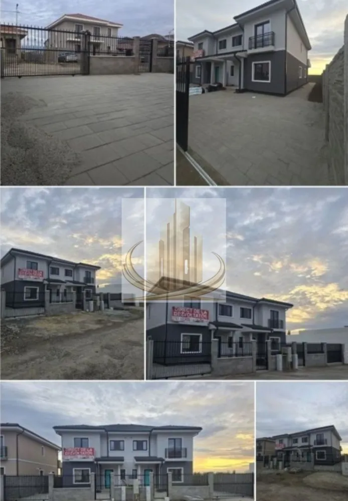 🏡Grand Mobilis va propune spre vânzare un duplex modern - Grand Mobilis Imobiliare vă propune spre vânzare un duplex modern, situat într-o zonă excelentă din Giroc, în apropiere de benzinăria ESO.

Locuința se remarcă prin poziționarea foarte bună, într-o zonă liniștită și accesibilă, dar și prin finisajele de calitate superioară și dotările complete, oferind confortul ideal pentru o familie.

📐 Suprafețe:
 • Suprafață teren: 269 mp
 • Suprafață utilă: 115 mp
 • Spațiu verde: 157 mp

🏡 Regim de înălțime: Parter + Etaj + Pod

✨ Compartimentare eficientă:

Parter:
 • Birou / dormitor
 • Living generos cu ieșire către terasă
 • Bucătărie închisă
 • Baie
 • Terasă acoperită

Etaj:
 • 3 dormitoare
 • 1-2 băi
 • Dressing

Pod:
 • Spațiu pentru depozitare (placă de beton, acces facil)

🔧 Dotări și finisaje:
 • Încălzire în pardoseală
 • Ferestre Rehau
 • Izolație exterioară (polistiren 10 cm)
 • Tâmplărie modernă alb cu gri antracit
 • Țiglă gri antracit
 • Construcție realizată cu materiale de calitate

🌳 Exterior:
 • Curte generoasă
 • Locuri de parcare în interior
 • Poartă culisantă + acces pietonal

📍 Localizare:
 • Zonă excelentă, cu acces rapid către oraș
 • Aproape de magazine, școli, restaurante, parcuri și alte facilități

💶 Preț: 199.000 €

Această proprietate este alegerea ideală pentru cei care își doresc o locuință modernă, spațioasă și bine poziționată.

📞 Pentru mai multe detalii sau programarea unei vizionări, vă stăm la dispoziție!
Grand Mobilis Imobiliare – alegerea potrivită pentru tine.
ID intern CP3031976