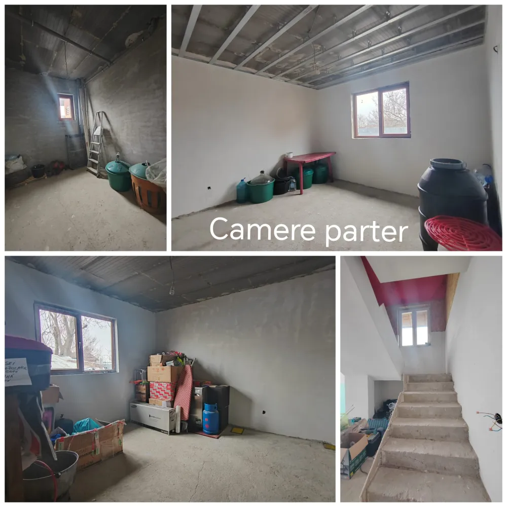 Imobil cu 2 constructii, anexe și 670 mp teren, utilități racordate, Bratasanca - Agenția imobiliară Sebarucata Business Consulting vă prezintă spre vânzare o proprietate generoasă situată în satul Brătășanca, comuna Filipeștii de Târg, cu acces direct din drum județean și deschidere de 18 ml la stradă.Terenul are o suprafață de 670 mp( respectiv 744 mp măsurați) pe care sunt amplasate două construcții și anexe.Mai exact, vorbim despre:(1) o casă edificată în 1960, cu un regim de înălțime parter și încadrată în clasa energetica D.Acest corp are o suprafață construită de 99,09 mp( utilă 78,52 mp) și a fost complet renovat. Avantajul acestei construcții este dată de faptul că este funcțională și poate fi folosită imediat.Ca și compartimentare, vorbim de 5 camere, o bucătărie, o baie generoasă cu aerisire naturala( geam) și cadă+ 2 holuri.Utilități racordate: apa de la rețea, fosa septică, electricitate, gaze( centrală+ 9 calorifere), canalizarea fiind în curs de execuție în comună.Caracteristici constructive:- fundație de piatră ;- pod cu grinzi de lemn;- tavane de rigips în 3 dintre camere( înălțimea camerei fiind de 1,98 m) acestea permițând înălțarea lor cu cel puțin 30 de cm;- placa de beton turnată deasupra dormitorului, holului și în camera centralei( în aceste camere înălțimea este de 2,10 m);- pereti: zidarie caramida;- invelitoare: tabla.(2) Anexe: bucătărie de vară cu beci+ grup sanitar cu duș, toaletă și boiler electric. Grupul sanitar este amplasat deasupra fosei septice.(3) Construcția nouă, autorizată în 2025 cu regim de inaltime P+M și o suprafață construită de 202 mp.Suprafața desfășurată construită: 97,9 mpSuprafața desfășurată utilă: 146,11 mpSuprafața desfășurată locuibilă: 109,18 mp.Compartimentare:- parter în suprafață de 76,36 mp: living, 3 dormitoare, baie, bucătărie;- mansarda în suprafață de 67,75 mp: 3 dormitoare, baie, hol, dresing.-Inaltime camere: 2,60-2,75 m.Autorizație de construcție a fost emisă în iunie 2025( valabilitate 24 luni) iar structură este realizată conform proiectului.Toate utilitățile sunt disponibile pe proprietate.Investiție realizată până în prezent este de aproximativ 80.000 €.Aceasta proprietatea este ideală pentru o familie extinsă/ două familii (părinți + copii), locuință + spațiu pentru birou sau activitate comercială/finalizarea unei case moderne, având avantajul existenței unei locuințe deja funcționale pe teren.Imobilul se vinde mobilat și utilat. Din acesta vor fi luate doar obiectele personale și o parte din electrocasnice.Acces rapid către Ploiești și zonele industriale din Prahova, o califica, de asemenea, ca fiind o oportunitate de investiție sigură.Vecinătăți:- Market La doi Pași, magazine generale;- Unități de învățământ: școală și grădiniță cu program normal și prelungit;- Cabinet stomatologic, farmacie, cabinet medical;- Primarie;- Stație pentru transport în comun( cu plecare din ora în oră din oraș).Având în vedere numărul redus de fotografii ce pot fi postate pe platformele de promovare, vă invităm să ne scrieți în cazul în care doriți fotografii suplimentare.Vă stăm la dispoziție pentru orice informație suplimentară și stabilirea unei vizionari.
