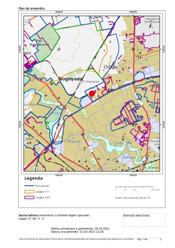 Proprietar vand teren construibil in Ilfov, Otopeni, langa Centura Bucuresti - Proprietar, vand teren construibil in Otopeni, langa centura Bucuresti, in suprafata de 10.000 mp cu deschidere de 50 x 200 metri, teren plan si liber de constructii. TOATE ACTELE LA ZI.