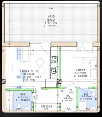 Mini Penthouse , cochet , in zona linistita
