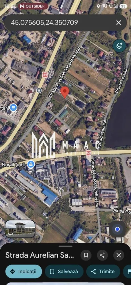 Teren intravilan 2032 mp | Troianu, Râmnicu Vâlcea | 14,71 ml - Teren intravilan pentru construcții, cu suprafață de 2.032 mp și deschidere stradală de 14,71 ml, situat în zona Troianu din Râmnicu Vâlcea, potrivit pentru dezvoltarea unei locuințe.

Detalii proprietate:
• Suprafață teren: 2.032 mp
• Clasificare: teren intravilan pentru construcții
• Deschidere stradală: 14,71 ml
• Terenul oferă un front stradal care permite valorificarea eficientă a suprafeței
• Acces facil către proprietate

Zonă și acces:
Proprietatea este amplasată în Troianu, într-o zonă liniștită din Râmnicu Vâlcea. Poziționarea oferă acces facil și un cadru potrivit pentru un proiect rezidențial, cu multiple posibilități de amenajare în funcție de planurile viitorului proprietar.

Pentru detalii suplimentare și programarea unei vizionări, contactați echipa MAAC Imobiliare și menționați Cod anunț CP3226106.

Conținut optimizat cu AI, aprobat de agent uman.